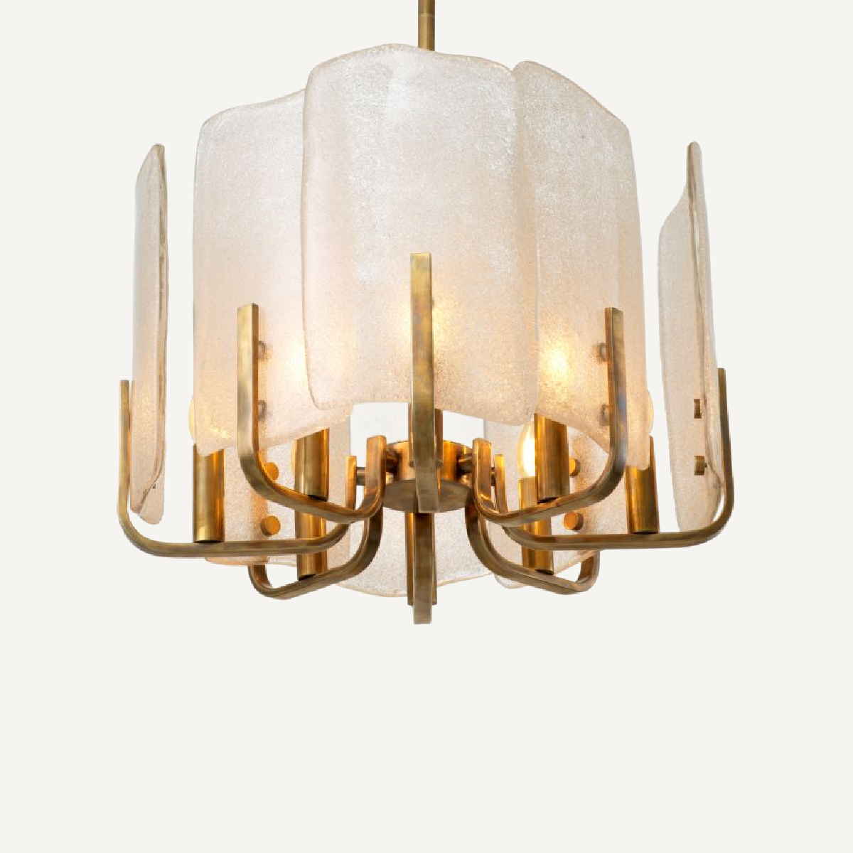 Lustre doré et verre soufflé | Eichholtz Serrano | REMO-HOME, mobilier et décoration d'intérieur