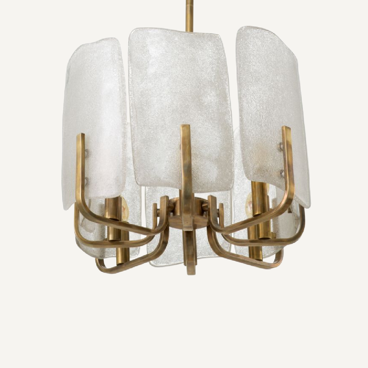Lustre doré et verre soufflé | Eichholtz Serrano | REMO-HOME, mobilier et décoration d'intérieur
