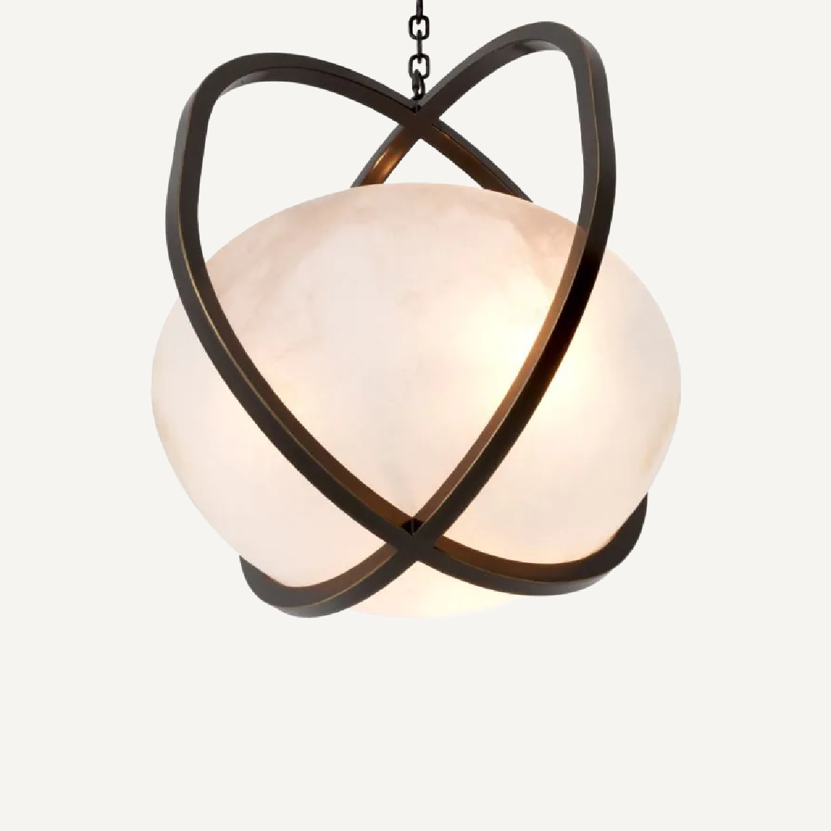 Lustre en bronze et albâtre | Eichholtz Scapa | REMO-HOME, mobilier et décoration d'intérieur