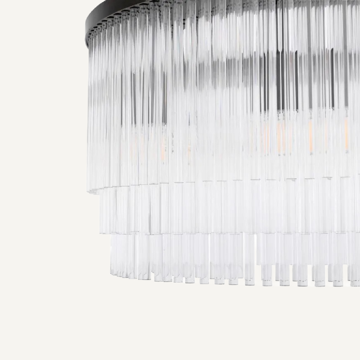 Lustre en bronze et en verre transparent | Eichholtz Hector S | REMO-HOME, mobilier et décoration d'intérieur