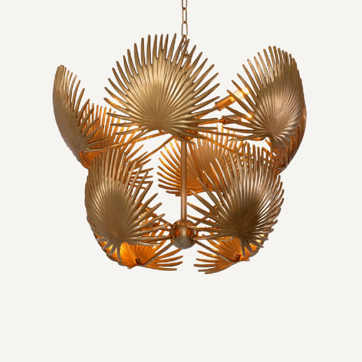 Lustre en laiton | Eichholtz Foliage | REMO-HOME, mobilier et décoration d'intérieur