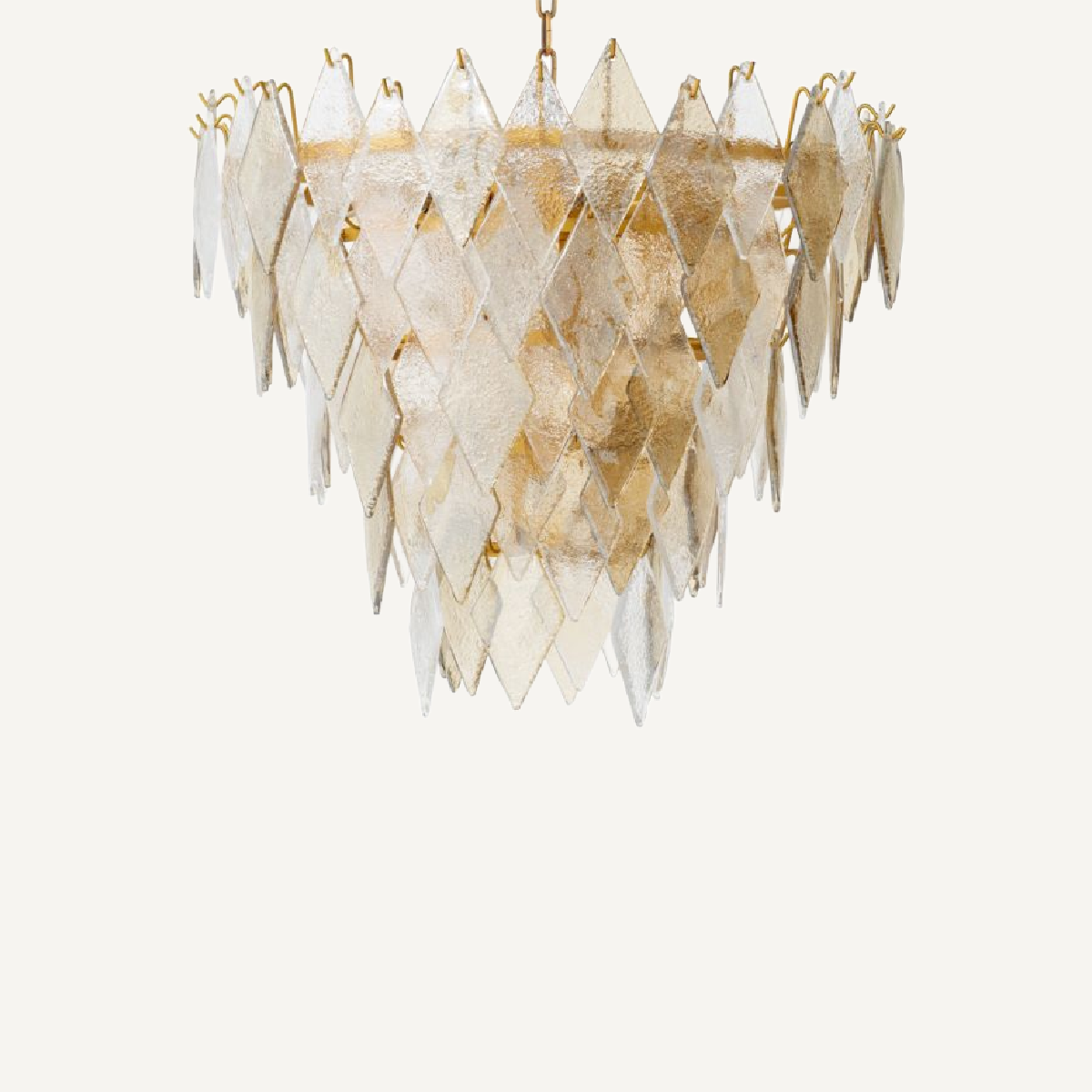 Lustre en laiton et verre soufflé | Eichholtz Rhombus S | REMO-HOME, mobilier et décoration d'intérieur