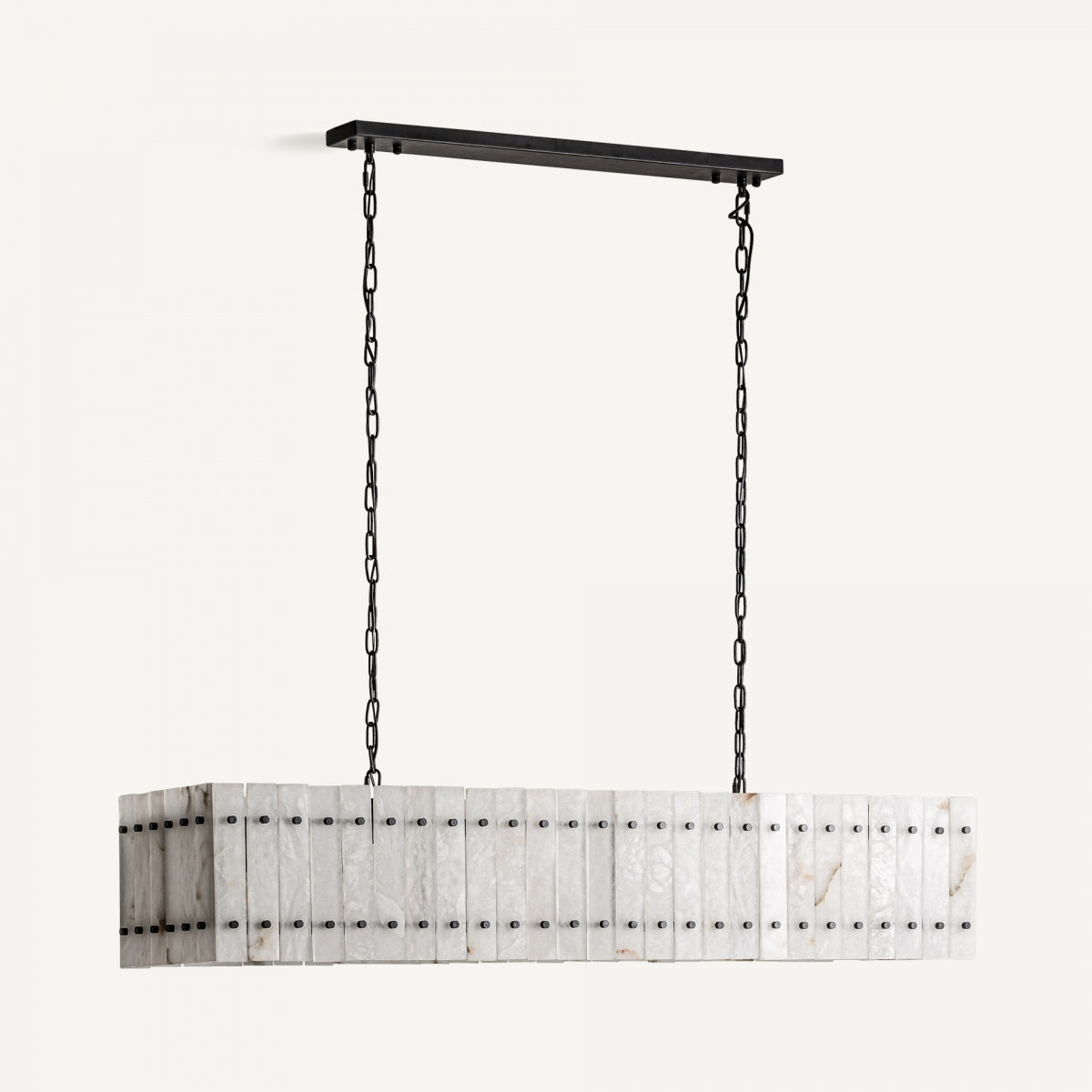 Lustre en marbre blanc et bronze | Vical Canolli | REMO-HOME, mobilier et décoration d'intérieur