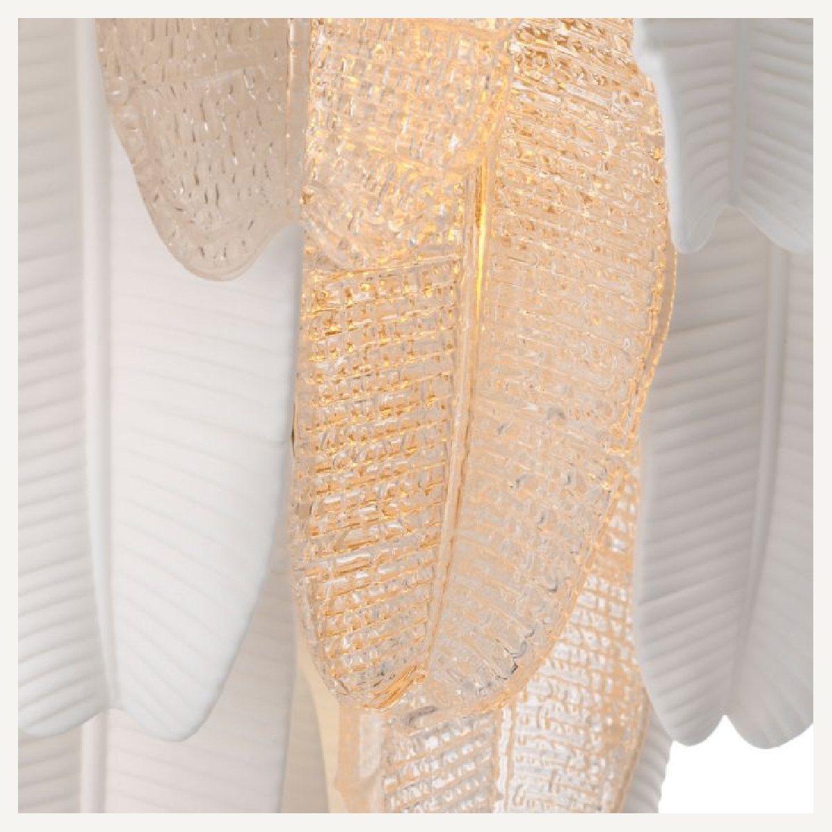 Lustre en verre et céramique blanche | Eichholtz Lucia S | REMO-HOME, mobilier et décoration d'intérieur