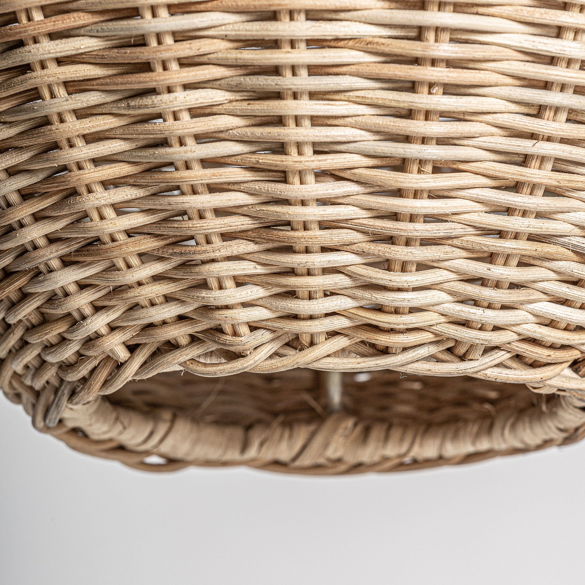 Lustre fibre naturelle marron 47 cm | VICAL Tekax | REMO-HOME, mobilier design et décoration d'intérieur