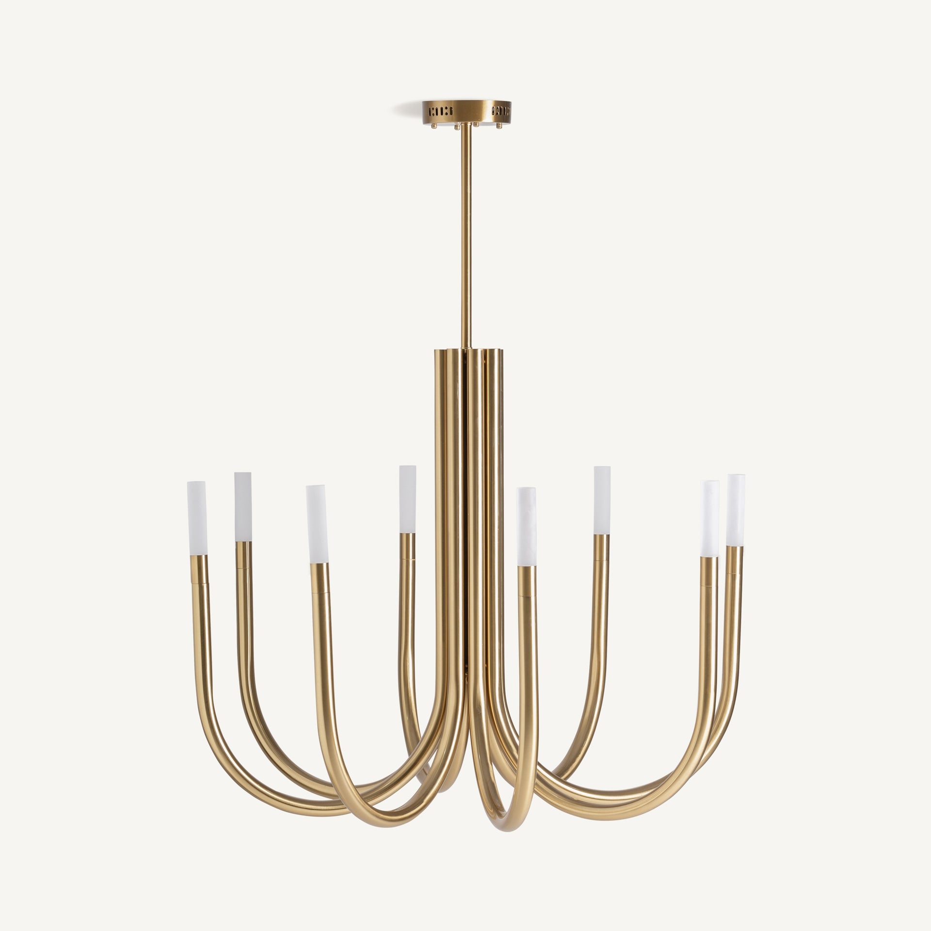 Lustre grand rond cristal acier doré | VICAL Naim | REMO-HOME, mobilier design et décoration d'intérieur