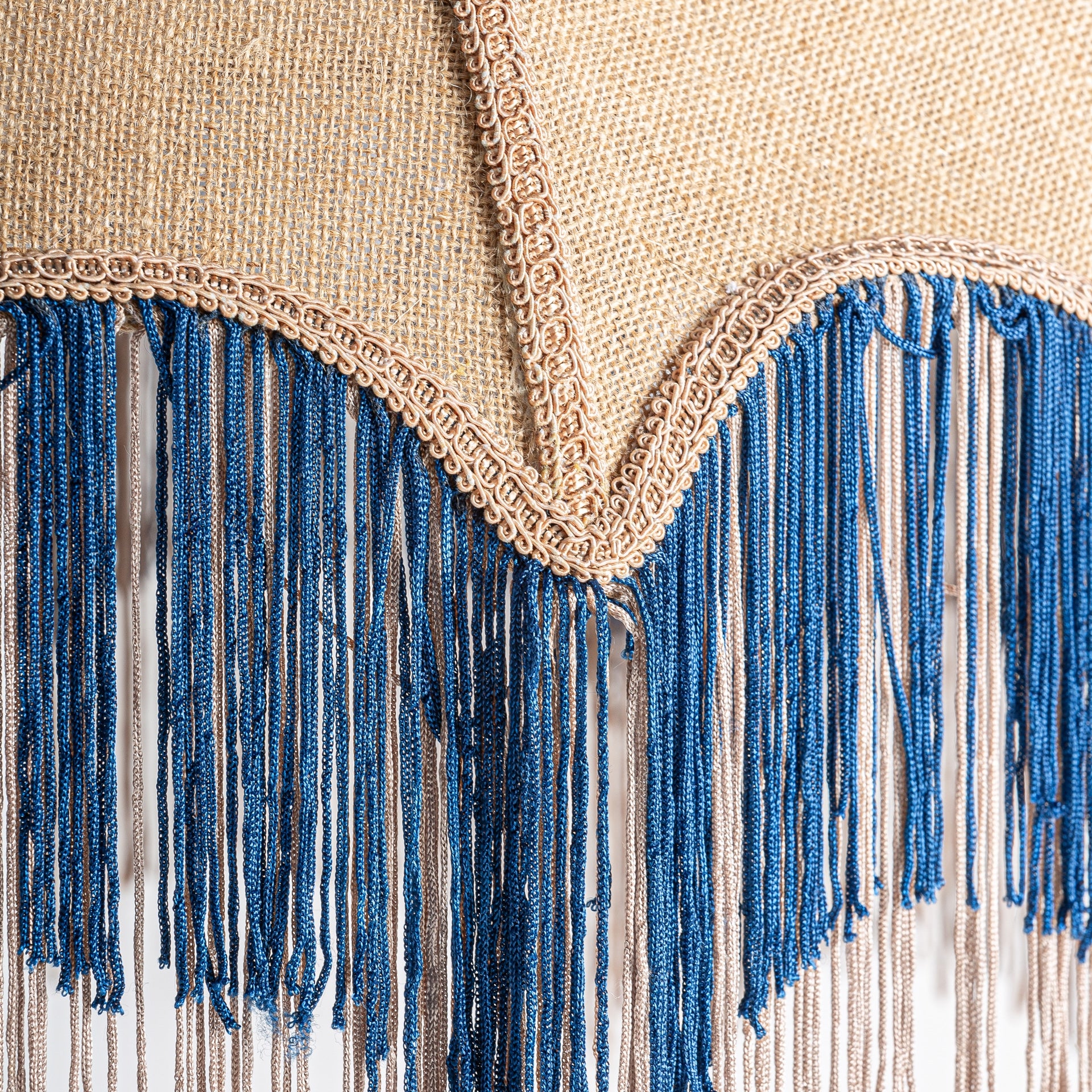 Lustre jute beige acrylique bleu | VICAL Lashem | REMO-HOME, mobilier design et décoration d'intérieur