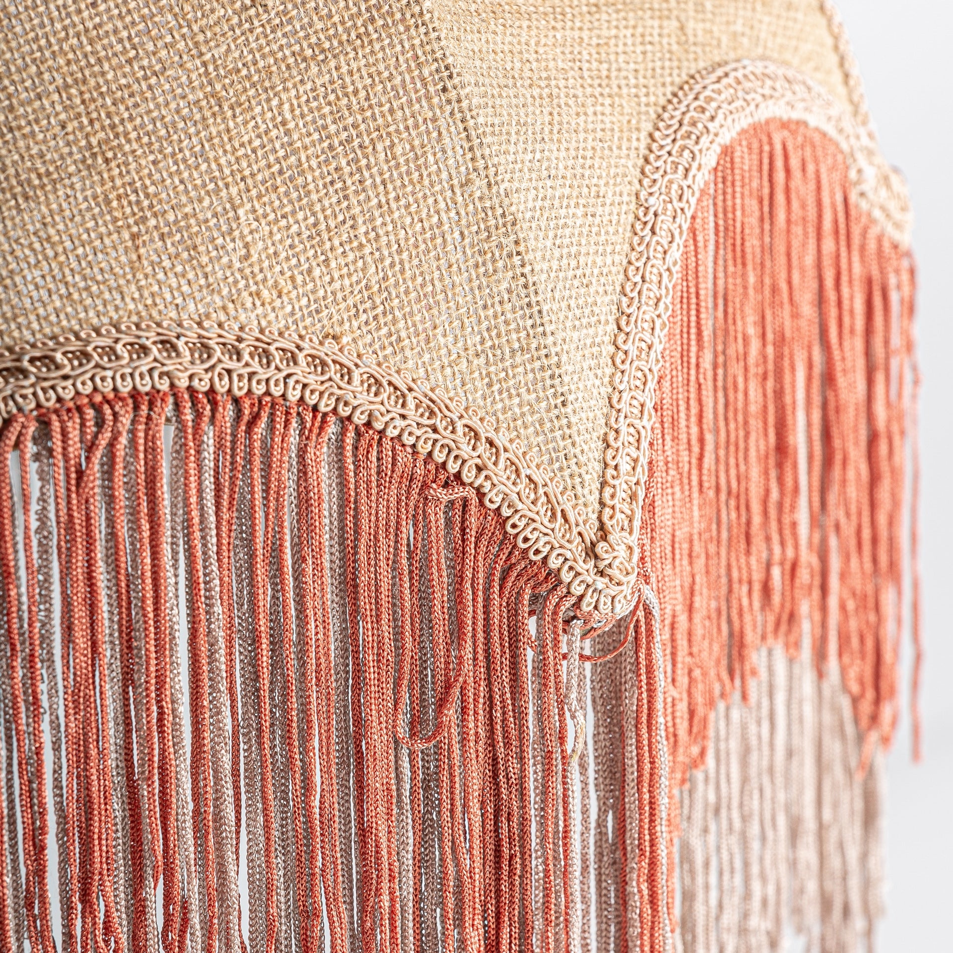 Lustre jute beige acrylique orange | VICAL Sakhsa | REMO-HOME, mobilier design et décoration d'intérieur