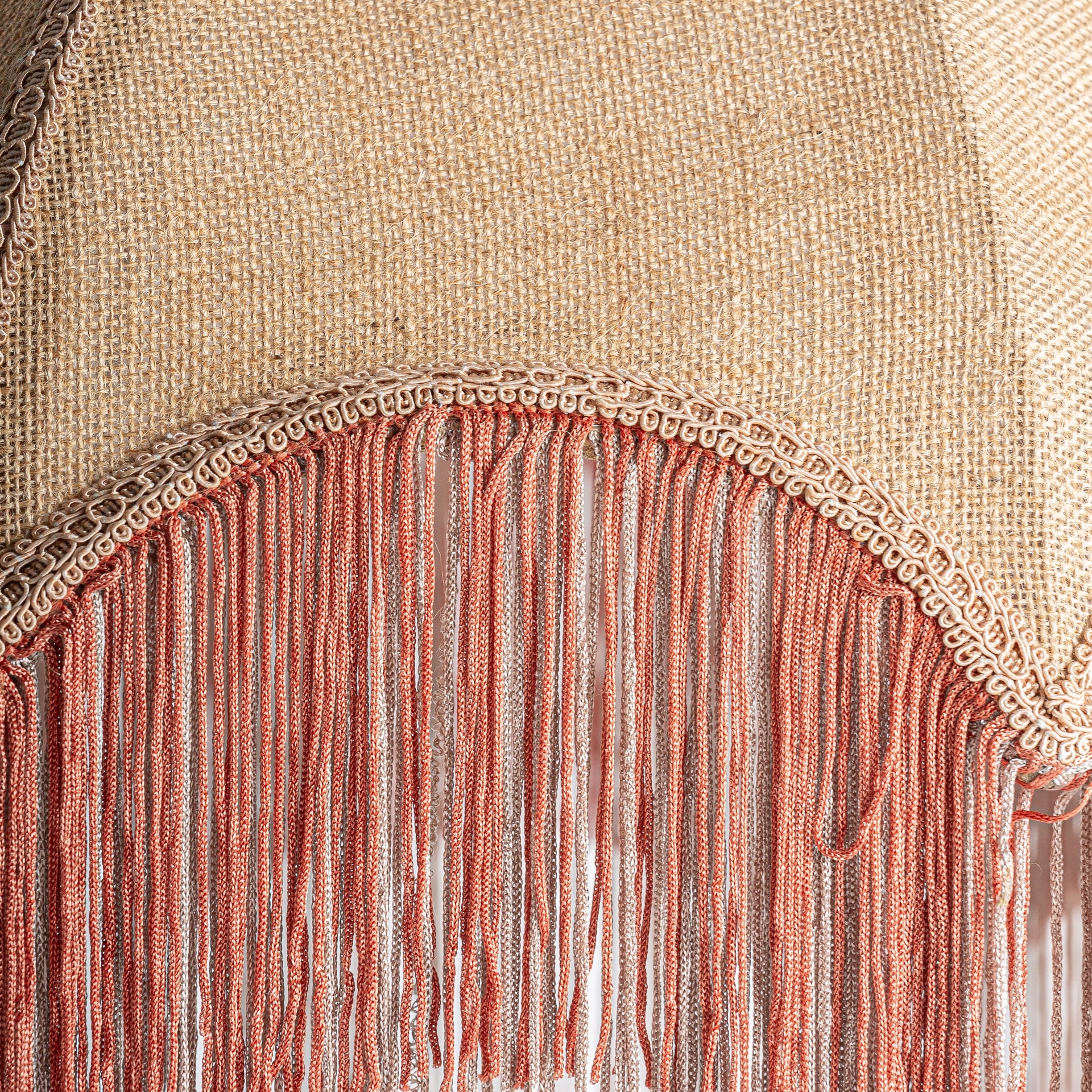 Lustre jute beige acrylique orange | VICAL Sakhsa | REMO-HOME, mobilier design et décoration d'intérieur