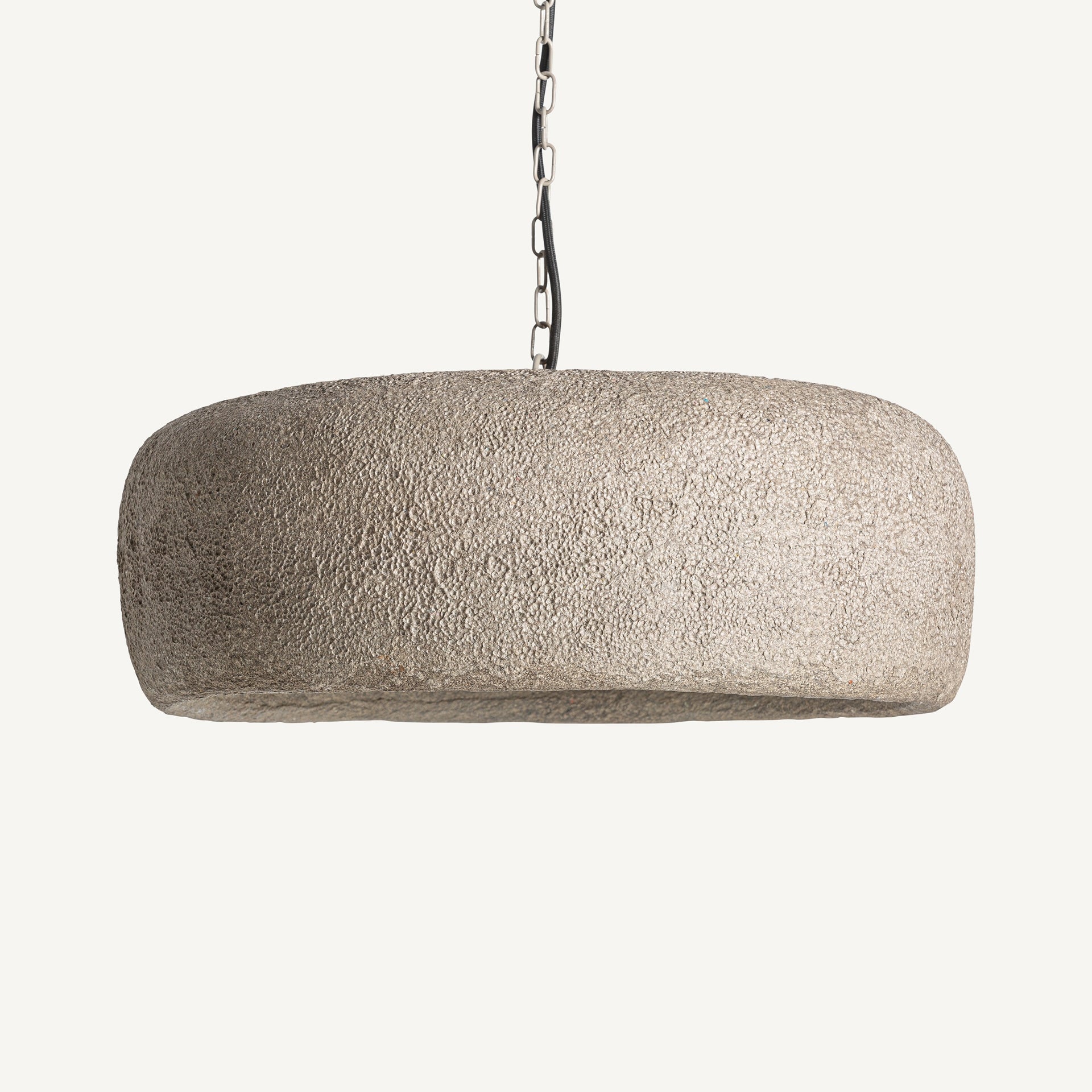 Lustre papier mâché gris contemporain | VICAL Moonle | REMO-HOME, mobilier design et décoration d'intérieur