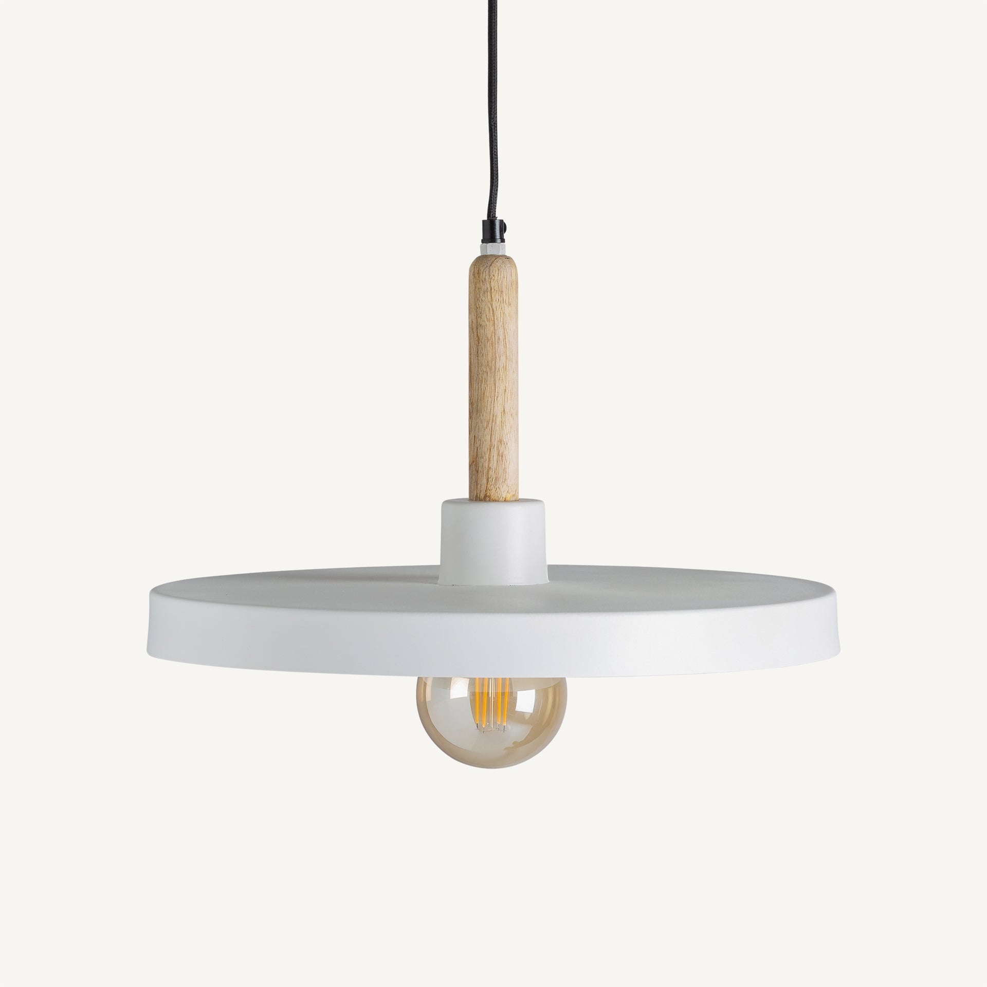 Lustre plafond fer blanc et bois naturel | VICAL | REMO-HOME, mobilier design et décoration d'intérieur