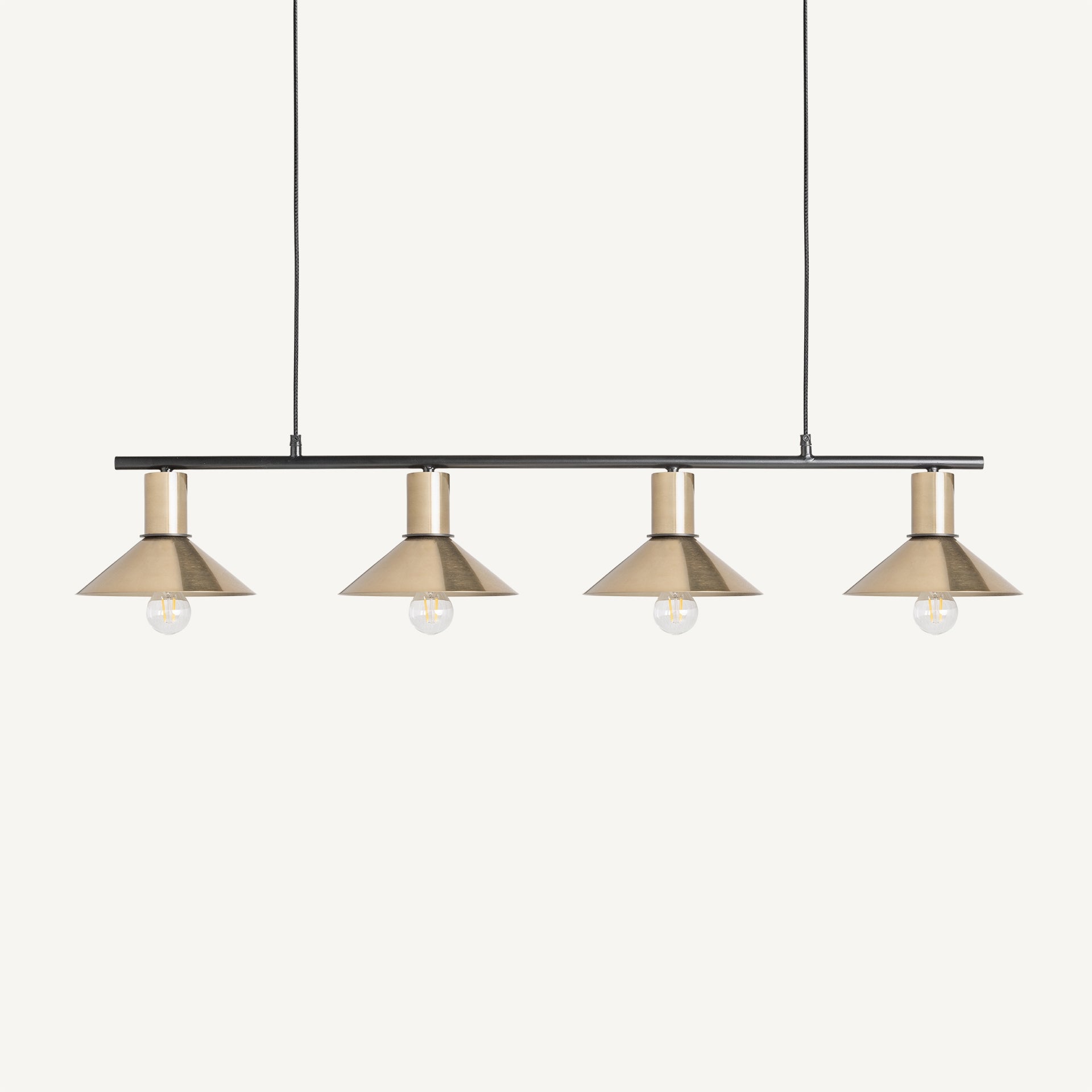 Lustre plafond métal doré et noir | VICAL | REMO-HOME, mobilier design et décoration d'intérieur