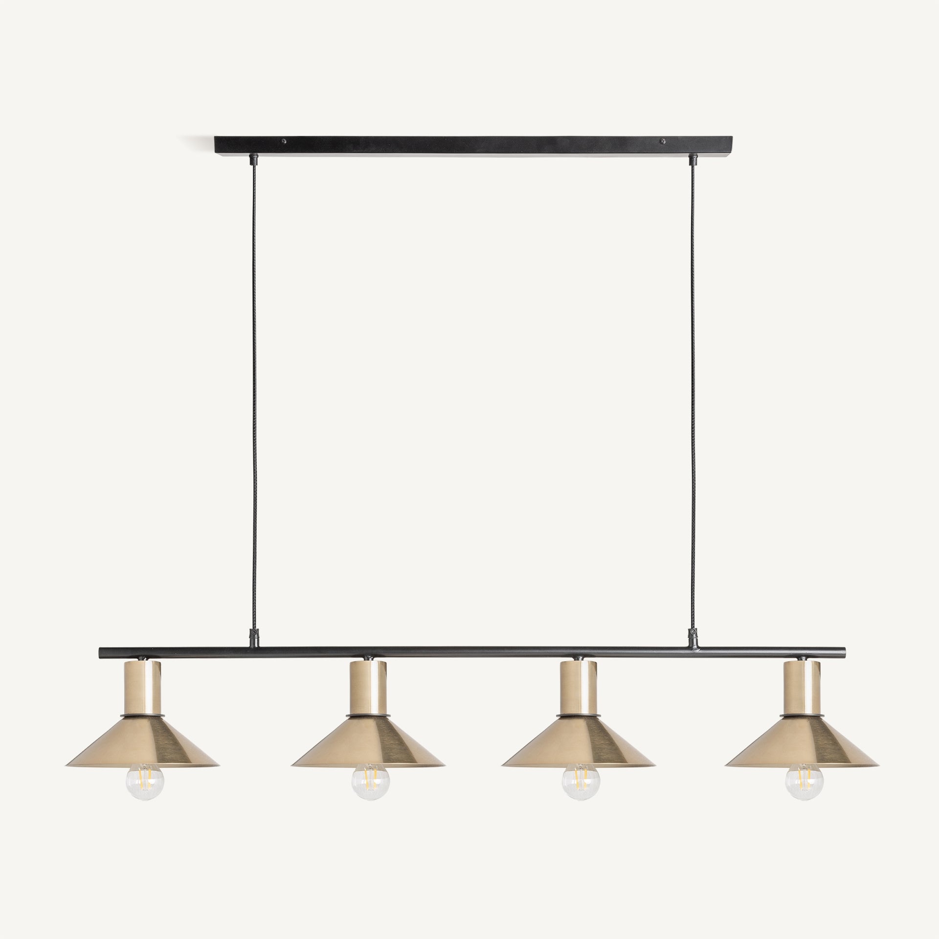 Lustre plafond métal doré et noir | VICAL | REMO-HOME, mobilier design et décoration d'intérieur