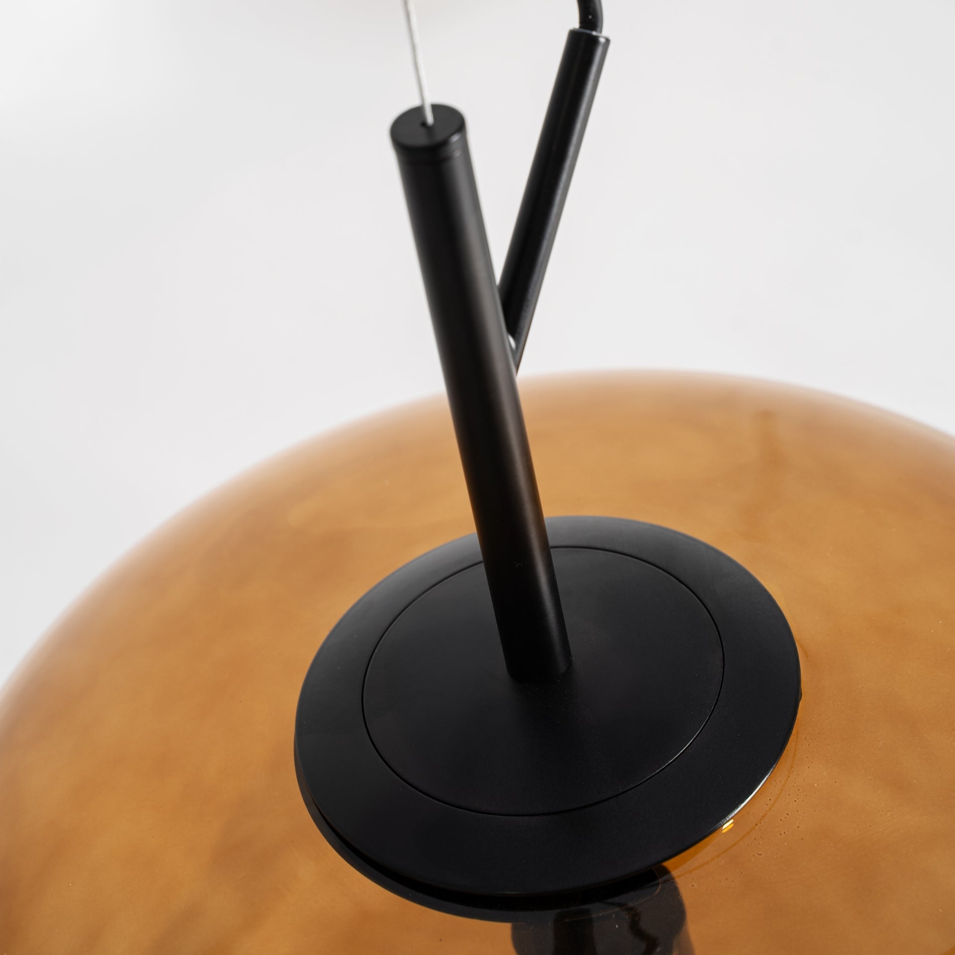 Lustre plafonnier cubique verre ambré | VICAL Cubik | REMO-HOME, mobilier design et décoration d'intérieur