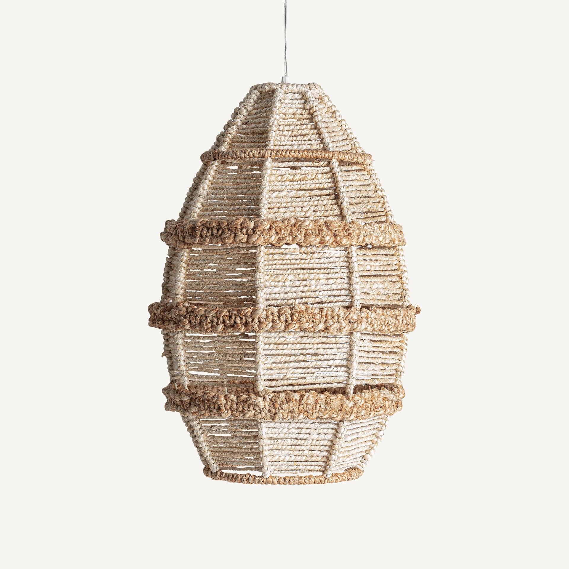 Lustre tressée jute boho | VICAL Shanea | REMO-HOME, mobilier design et décoration d'intérieur
