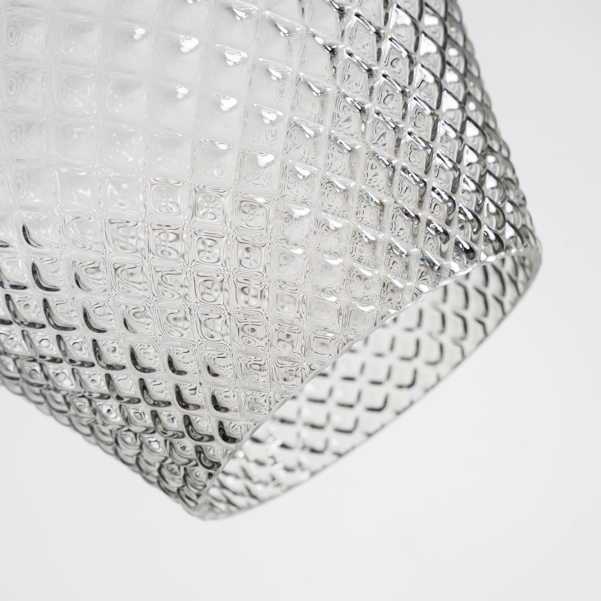 Lustre verre cannelé transparent et or | VICAL Camelia | REMO-HOME, mobilier design et décoration d'intérieur