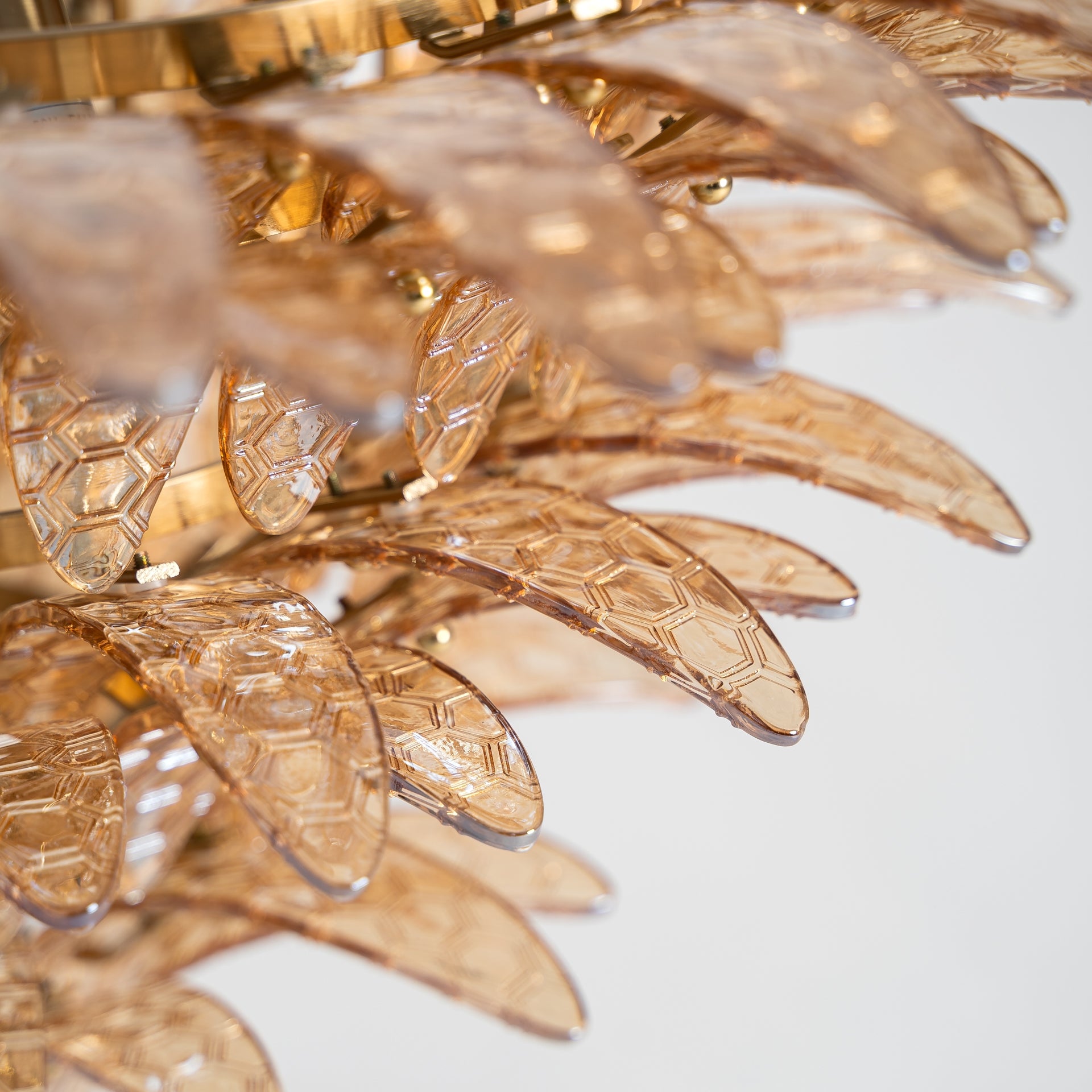 Lustre verre fumé et métal cuivré | VICAL Olgiasca | REMO-HOME, mobilier design et décoration d'intérieur