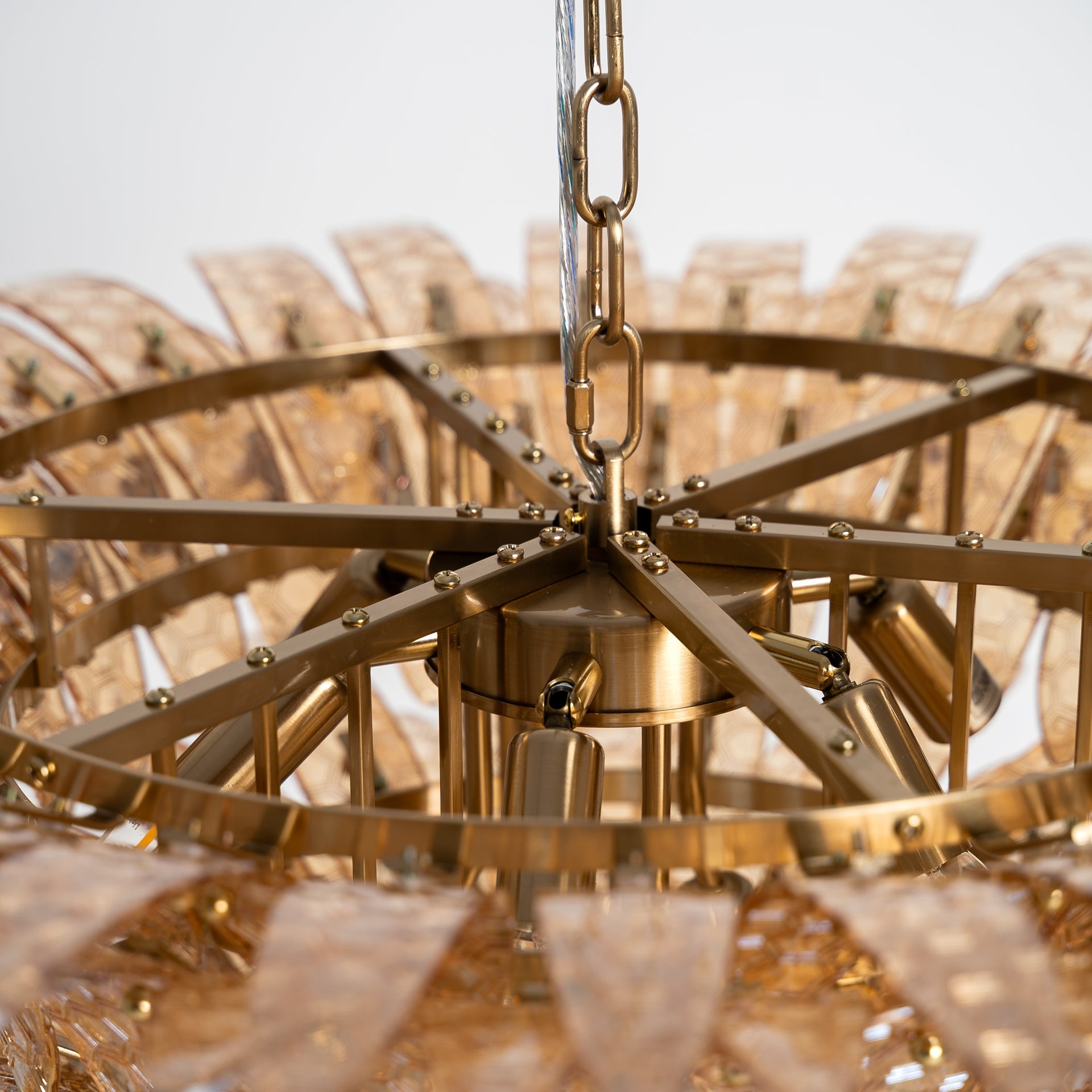 Lustre verre fumé et métal cuivré | VICAL Olgiasca | REMO-HOME, mobilier design et décoration d'intérieur