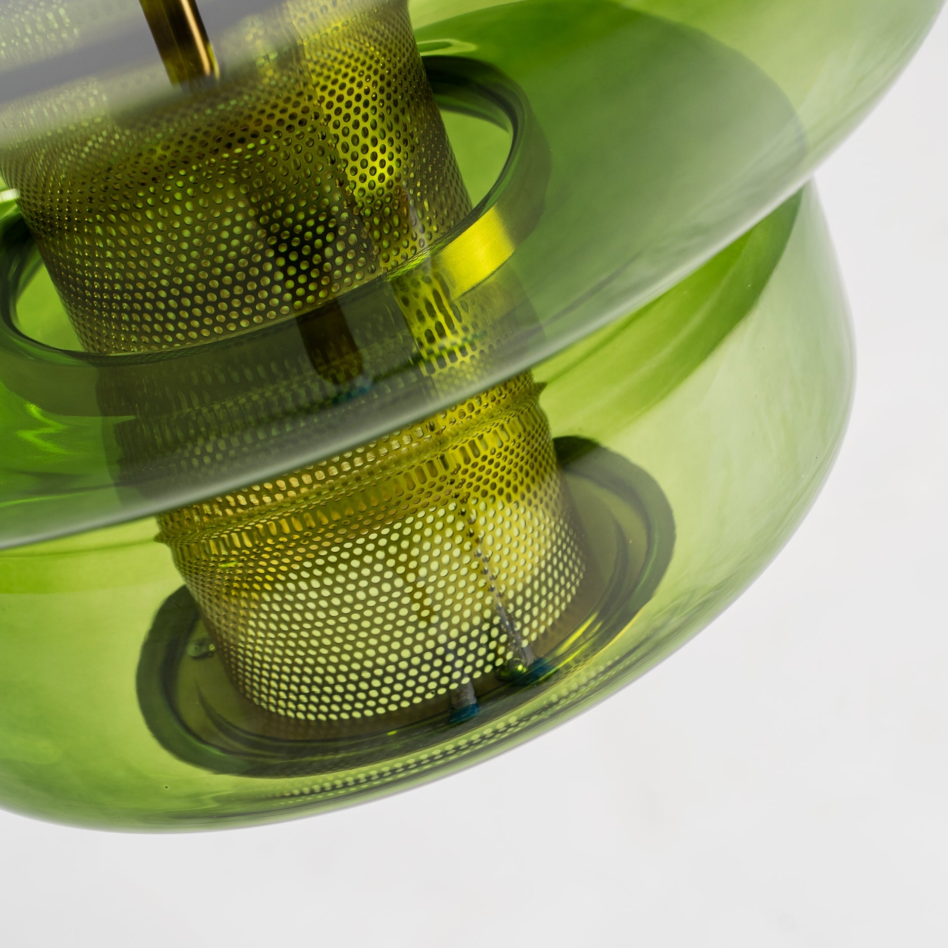 Lustre verre vert translucide | VICAL Gala | REMO-HOME, mobilier design et décoration d'intérieur