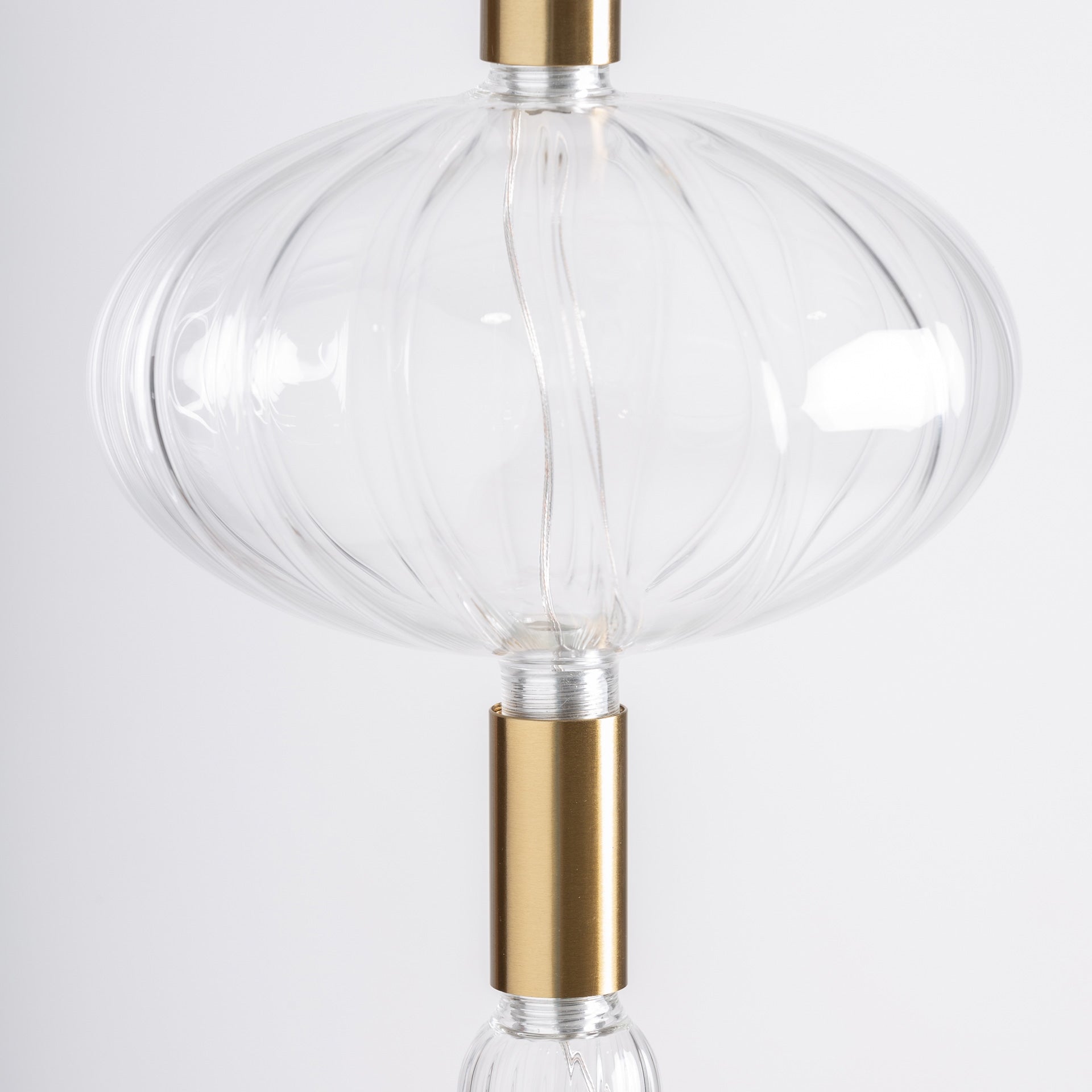 Lustre vertical cristal transparent or | VICAL Xalhe | REMO-HOME, mobilier design et décoration d'intérieur