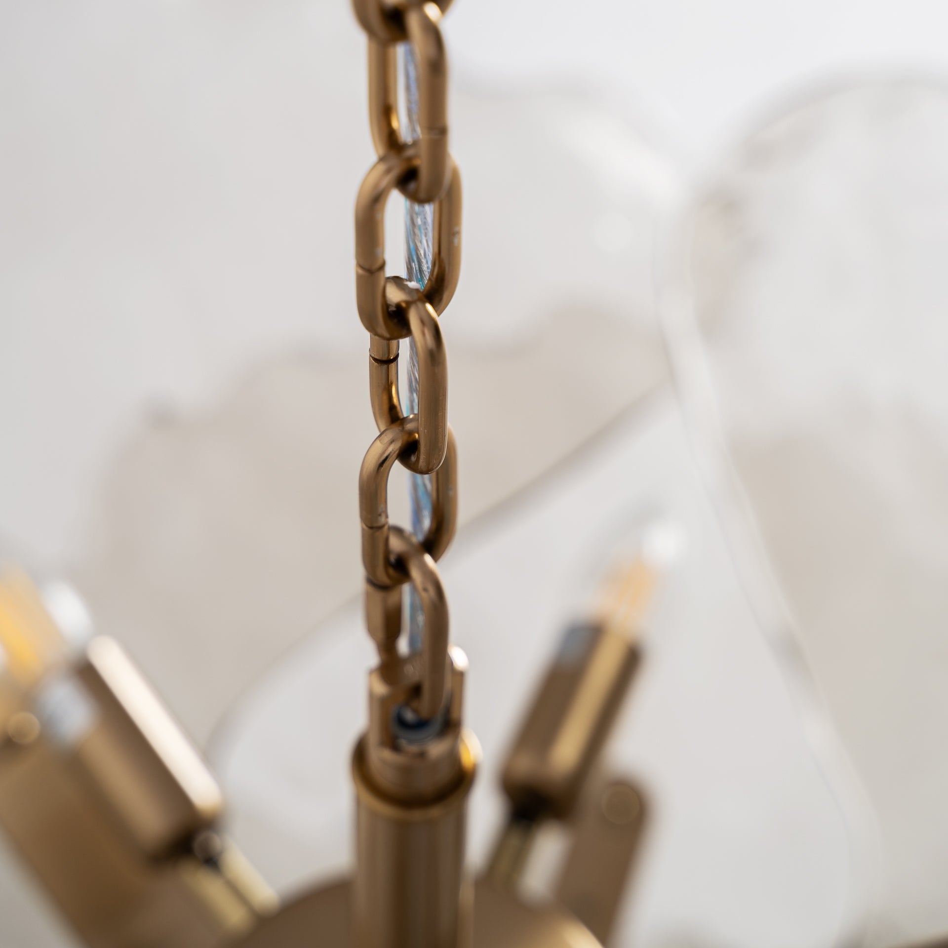 Lustre vintage verre gris et fer cuivré | VICAL Mezzola | REMO-HOME, mobilier design et décoration d'intérieur