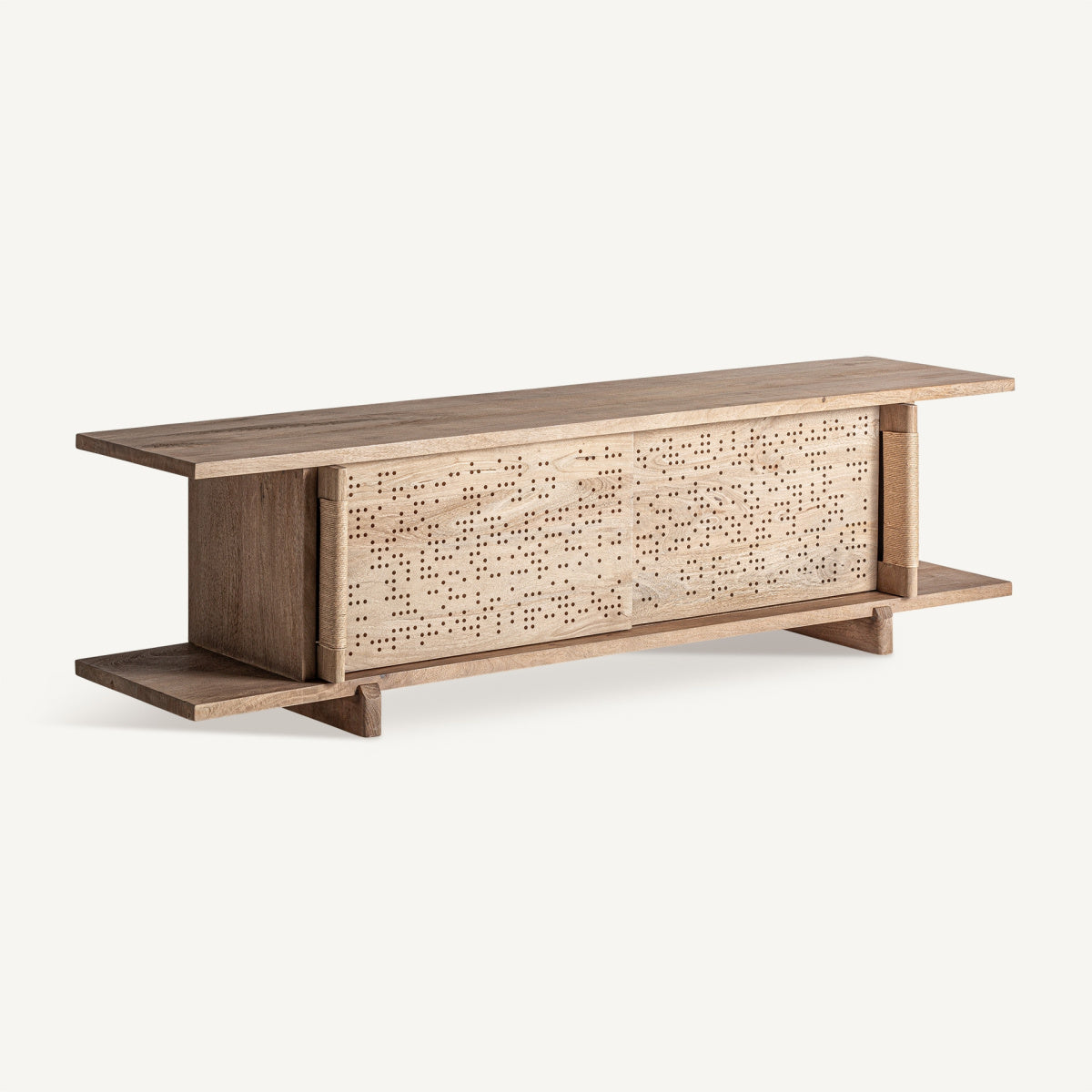 Meuble TV en bois de manguier | VICAL Jacquard | REMO-HOME, mobilier design et décoration d'intérieur