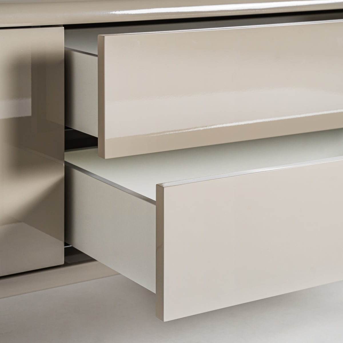 Meuble TV en mélaminé crème | Vical Zorbig | REMO-HOME, mobilier et décoration d'intérieur