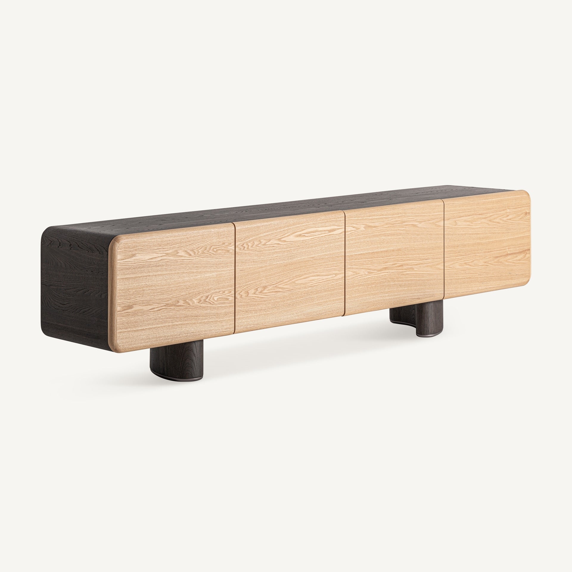 Meuble TV moderne en bois bicolore | VICAL Laneo | REMO-HOME, mobilier design et décoration d'intérieur
