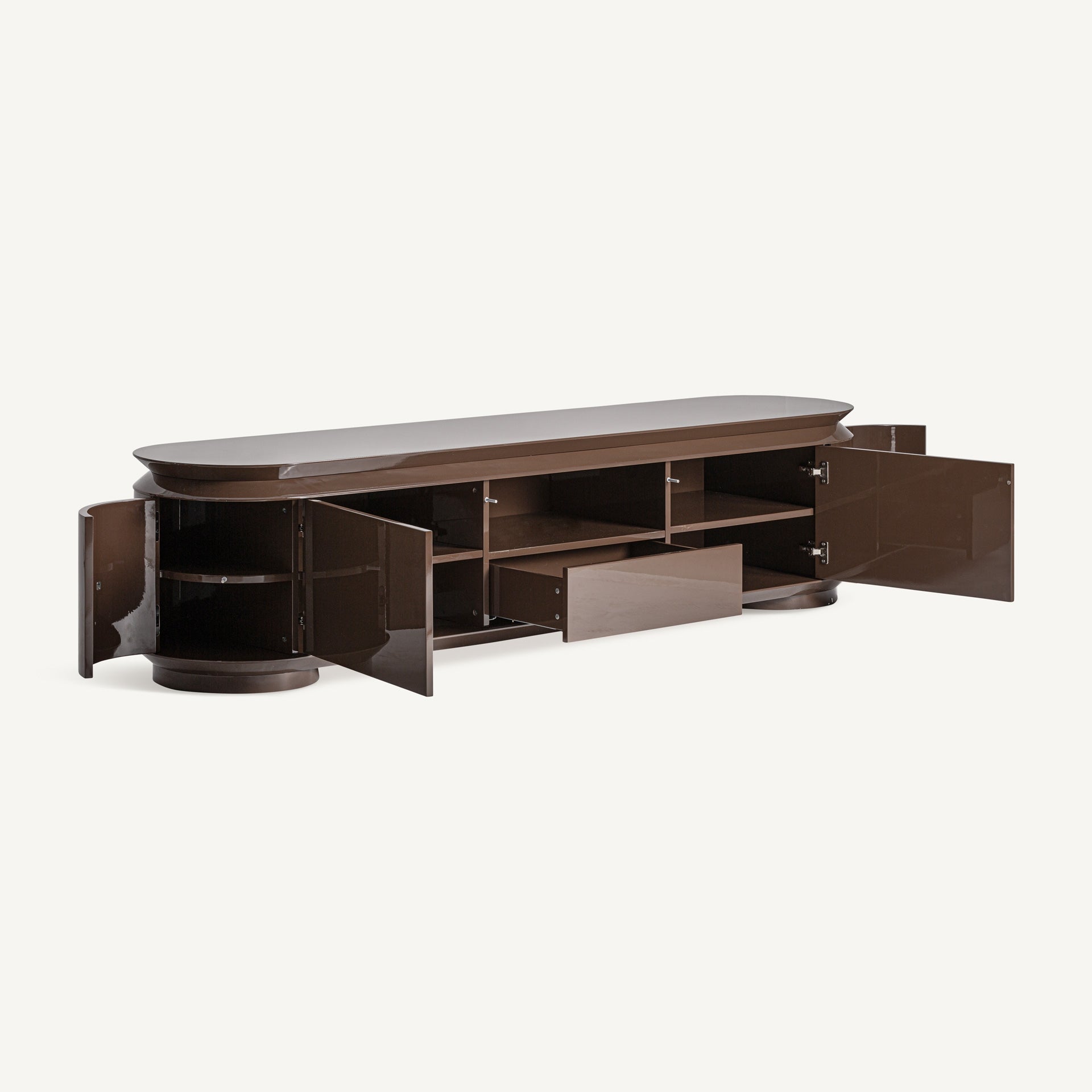 Meuble TV moderne en bois marron| VICAL Trubia | REMO-HOME, mobilier design et décoration d'intérieur