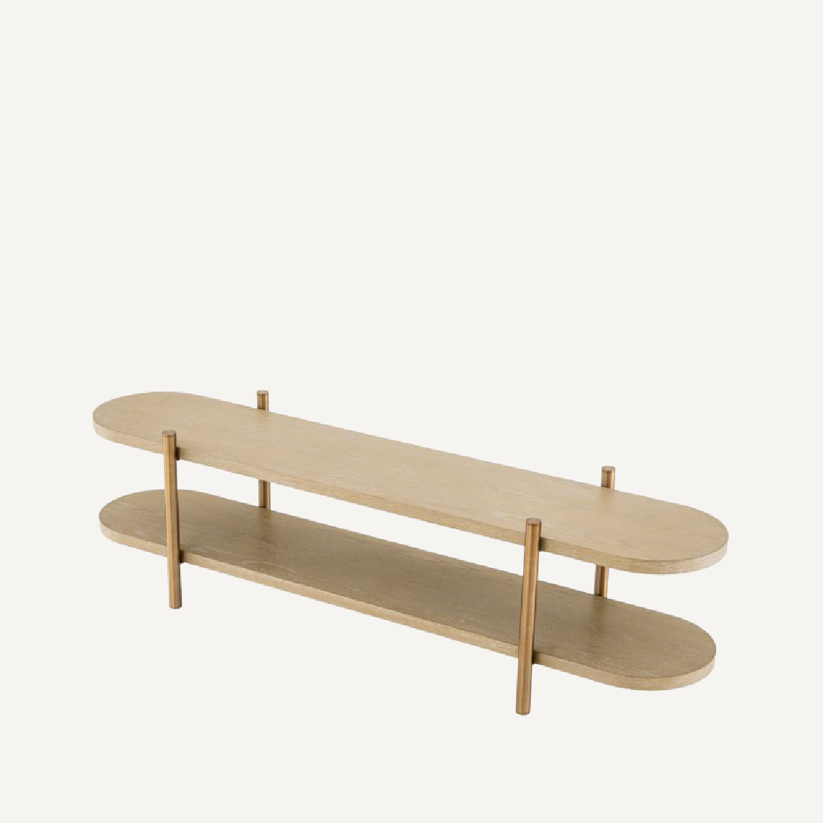 Meuble de rangement doré en chêne blanchi | Eichholtz Scario | REMO-HOME, mobilier et décoration d'intérieur