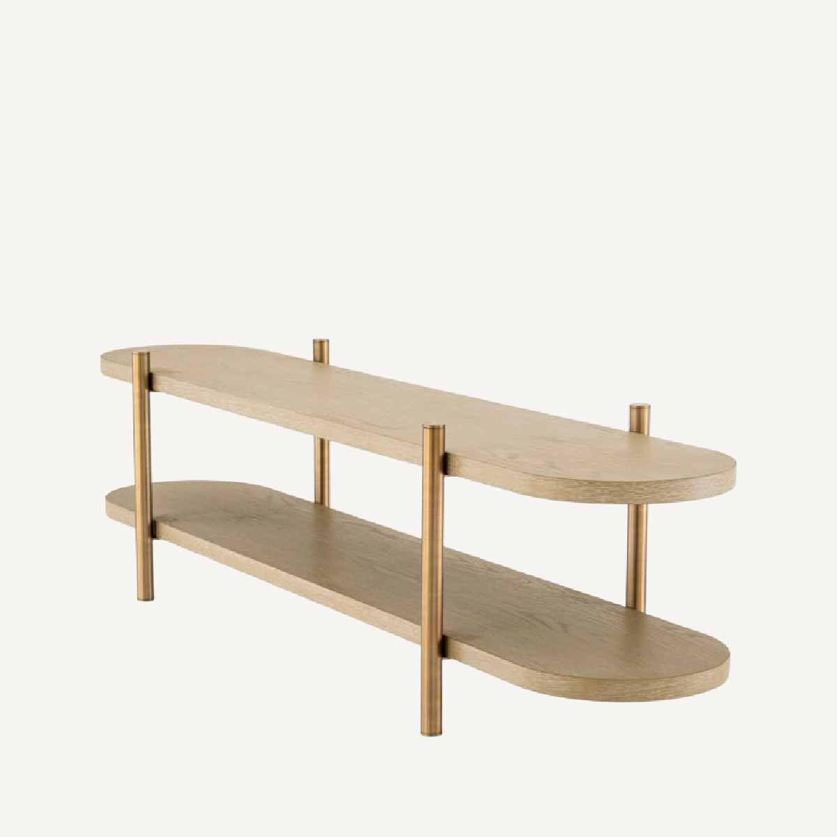 Meuble de rangement doré en chêne blanchi | Eichholtz Scario | REMO-HOME, mobilier et décoration d'intérieur
