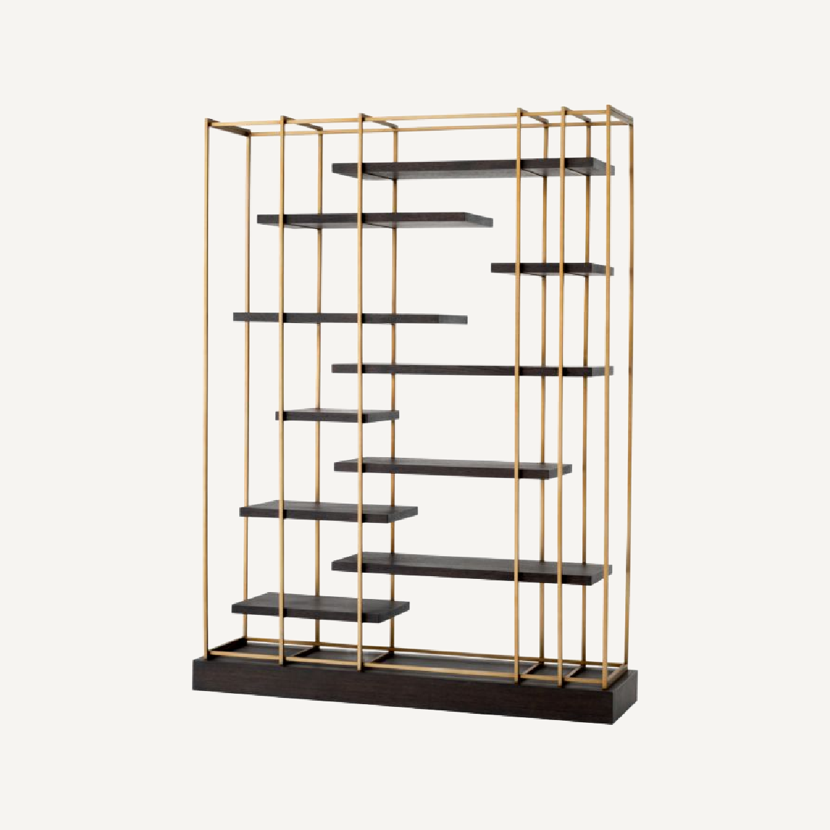 Meuble de rangement doré en chêne marron | Eichholtz Ward | REMO-HOME, mobilier et décoration d'intérieur