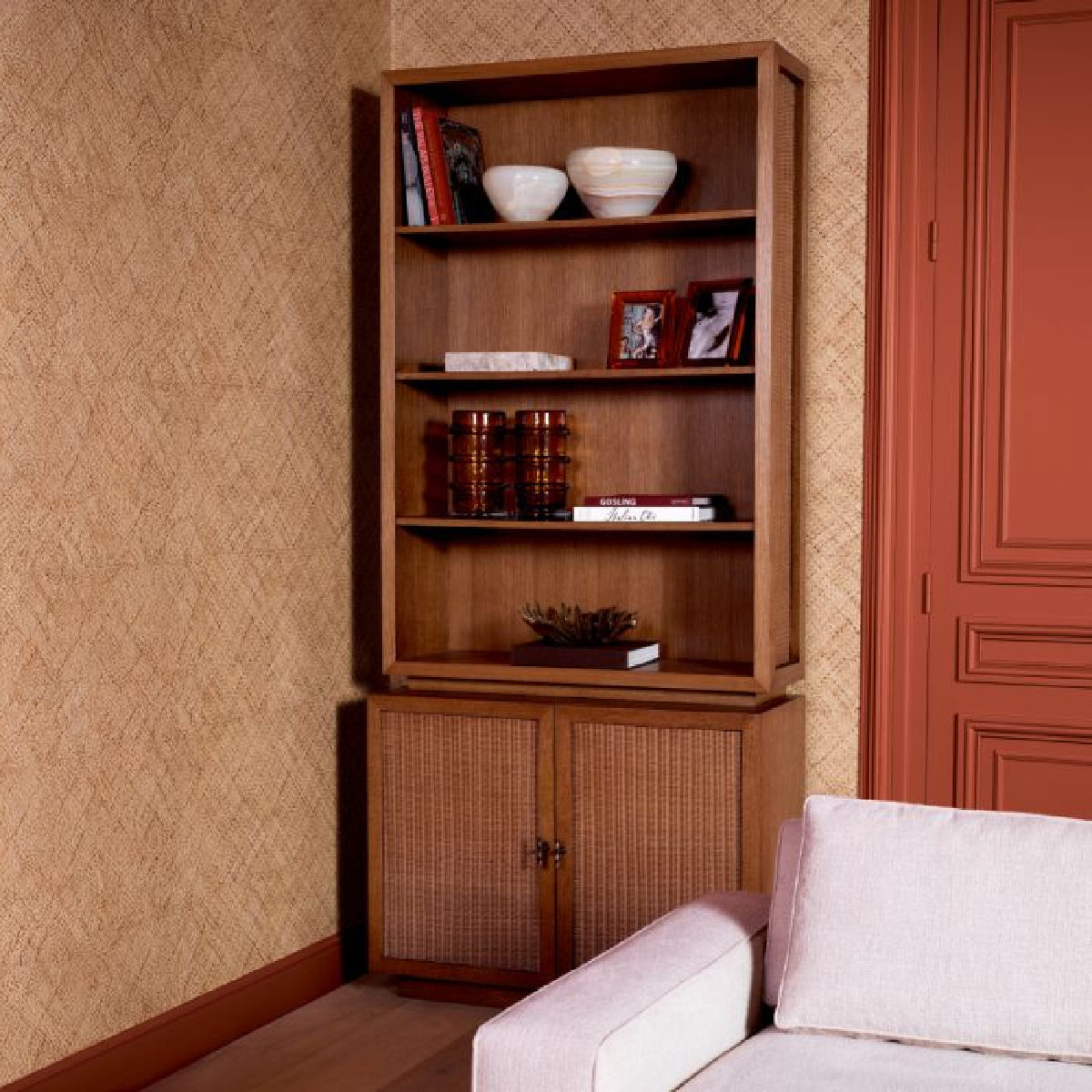 Meuble de rangement en chêne marron | Eichholtz Borchard | REMO-HOME, mobilier et décoration d'intérieur