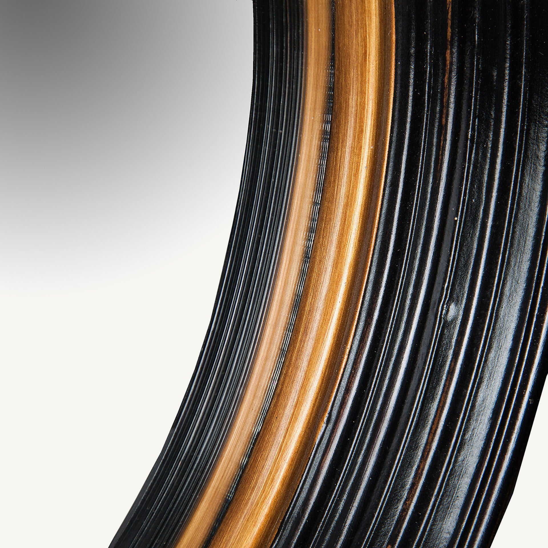 Miroir art déco résine noire et or 70 cm | VICAL Haner | REMO-HOME, mobilier design et décoration d'intérieur