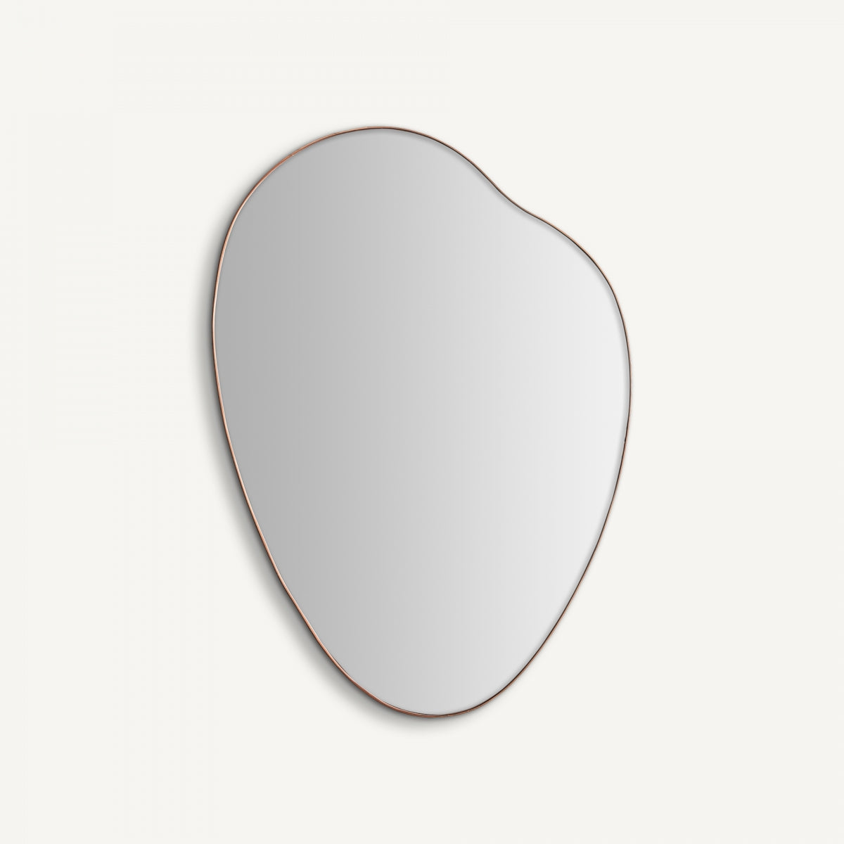 Miroir organique en bois teinté bronze | Vical Drop | REMO-HOME, mobilier et décoration d'intérieur