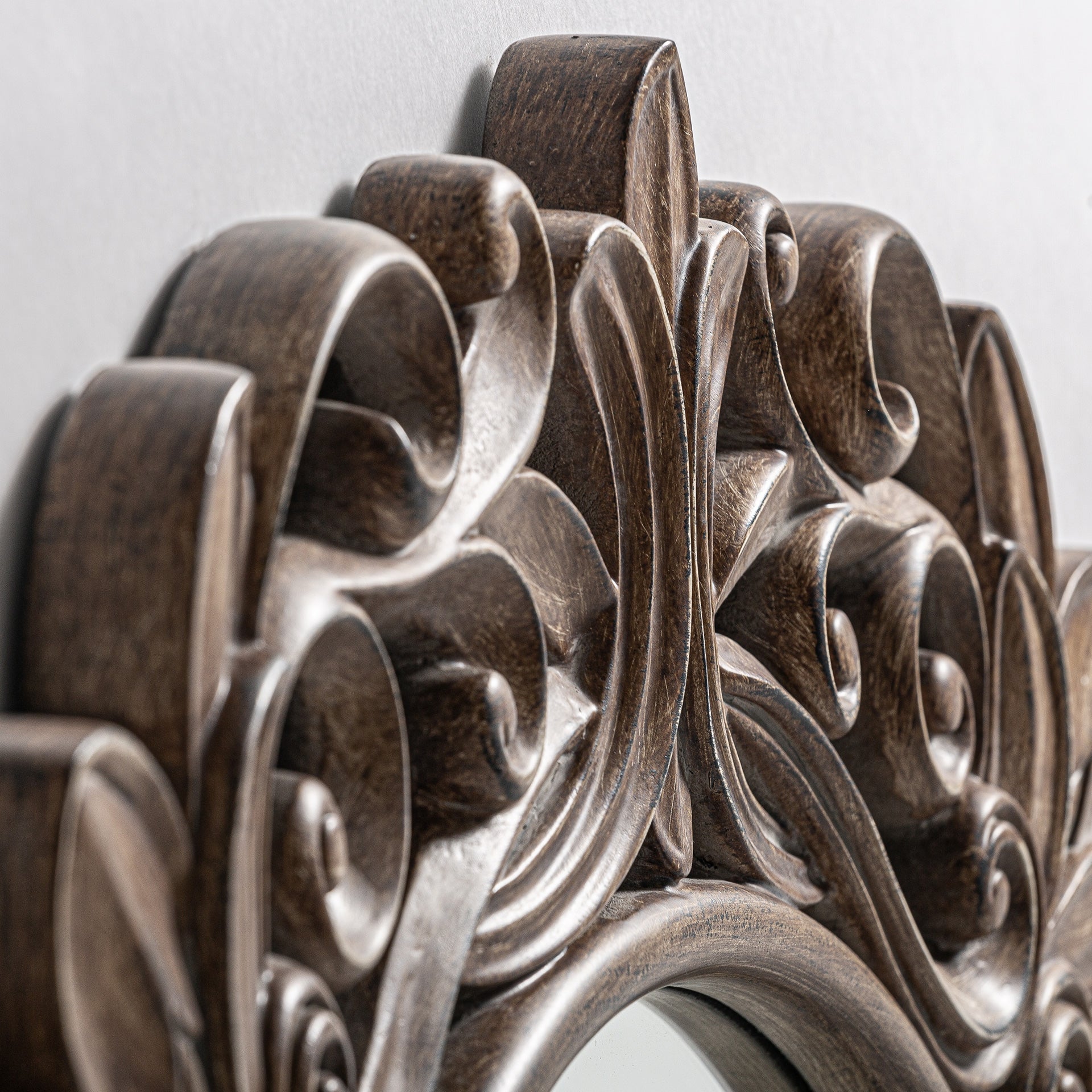 Miroir ornemental en resine marron | VICAL Blahe | REMO-HOME 1