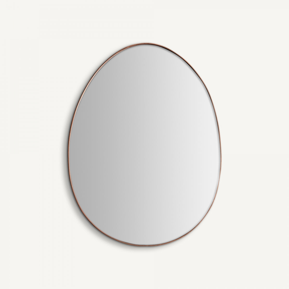 Miroir ovale en bois teinté bronze | Vical Drop | REMO-HOME, mobilier et décoration d'intérieur