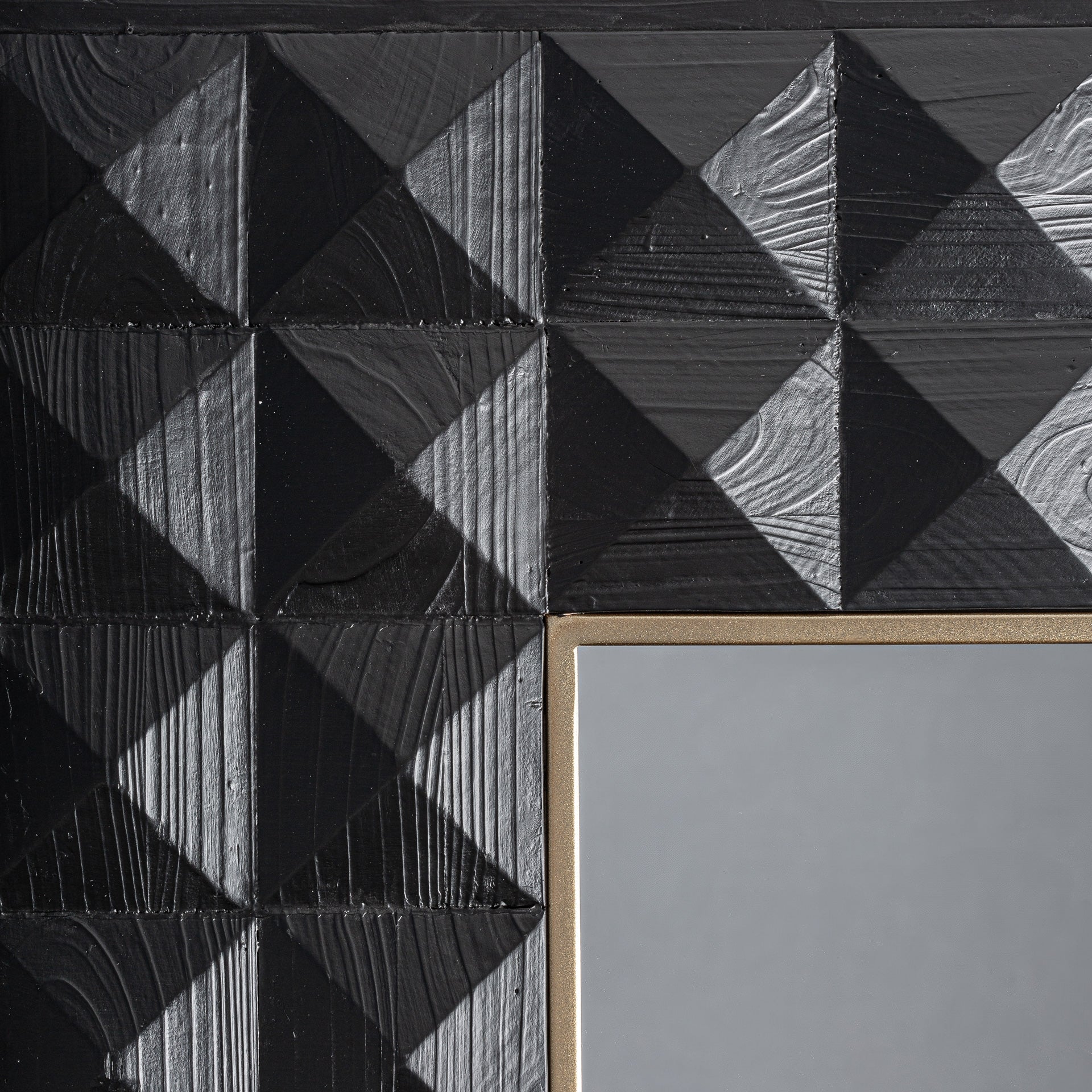 Miroir panoramique frêne noir doré | VICAL Morzine | REMO-HOME, mobilier design et décoration d'intérieur