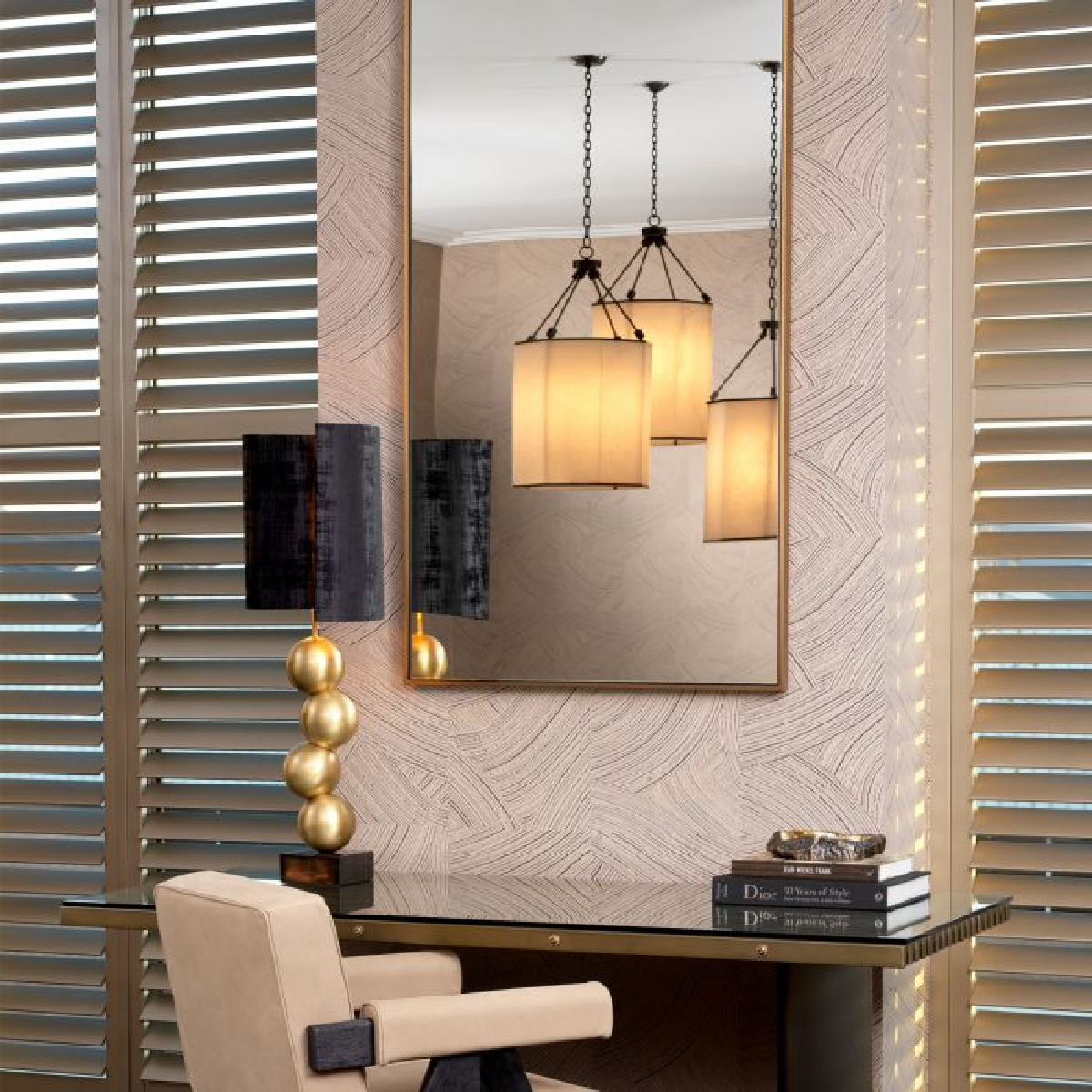 Miroir rectangulaire en laiton brossé | Eichholtz Redondo XL | REMO-HOME, mobilier et décoration d'intérieur