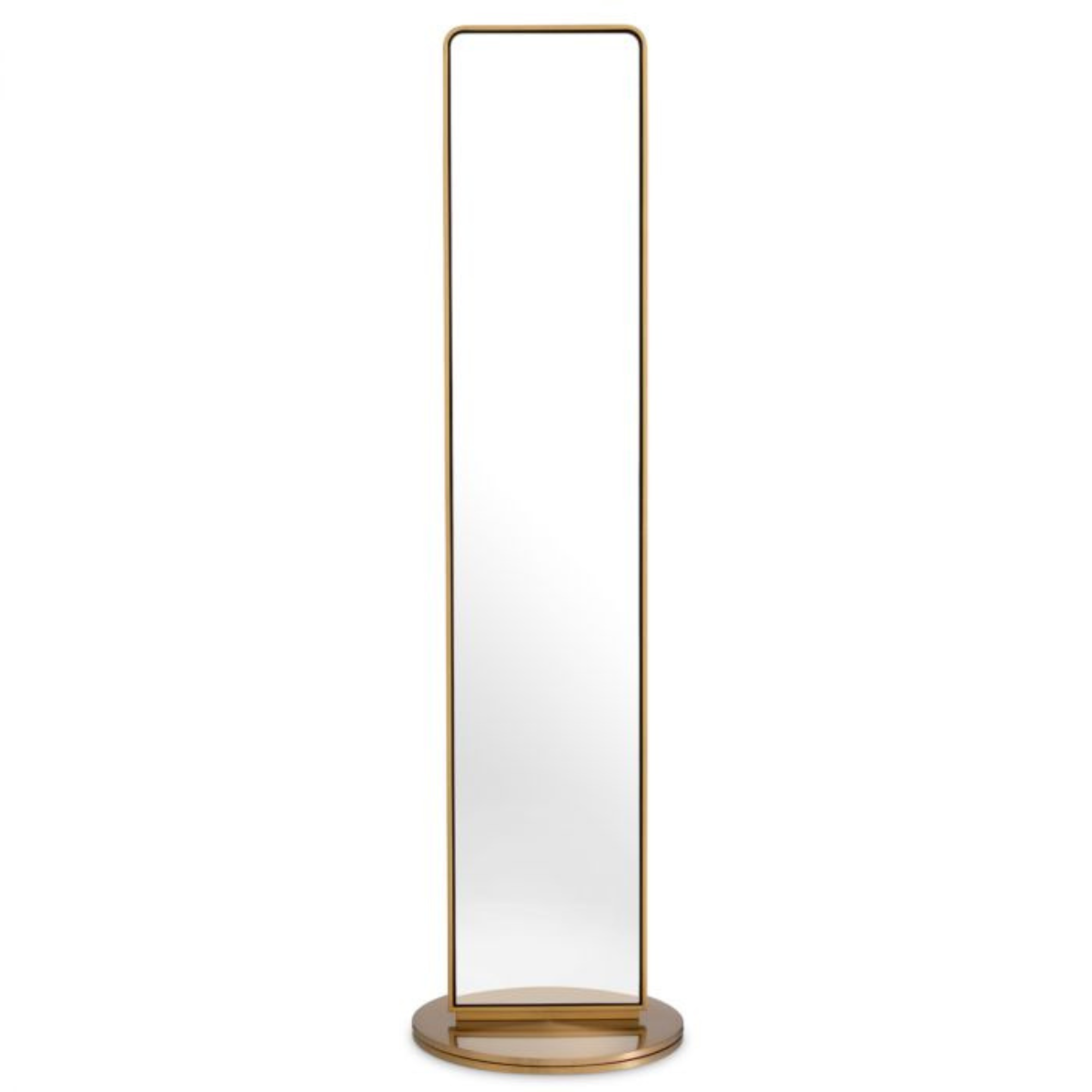 Miroir sur pied en laiton brossé | Eichholtz Novo | REMO-HOME, mobilier et décoration d'intérieur