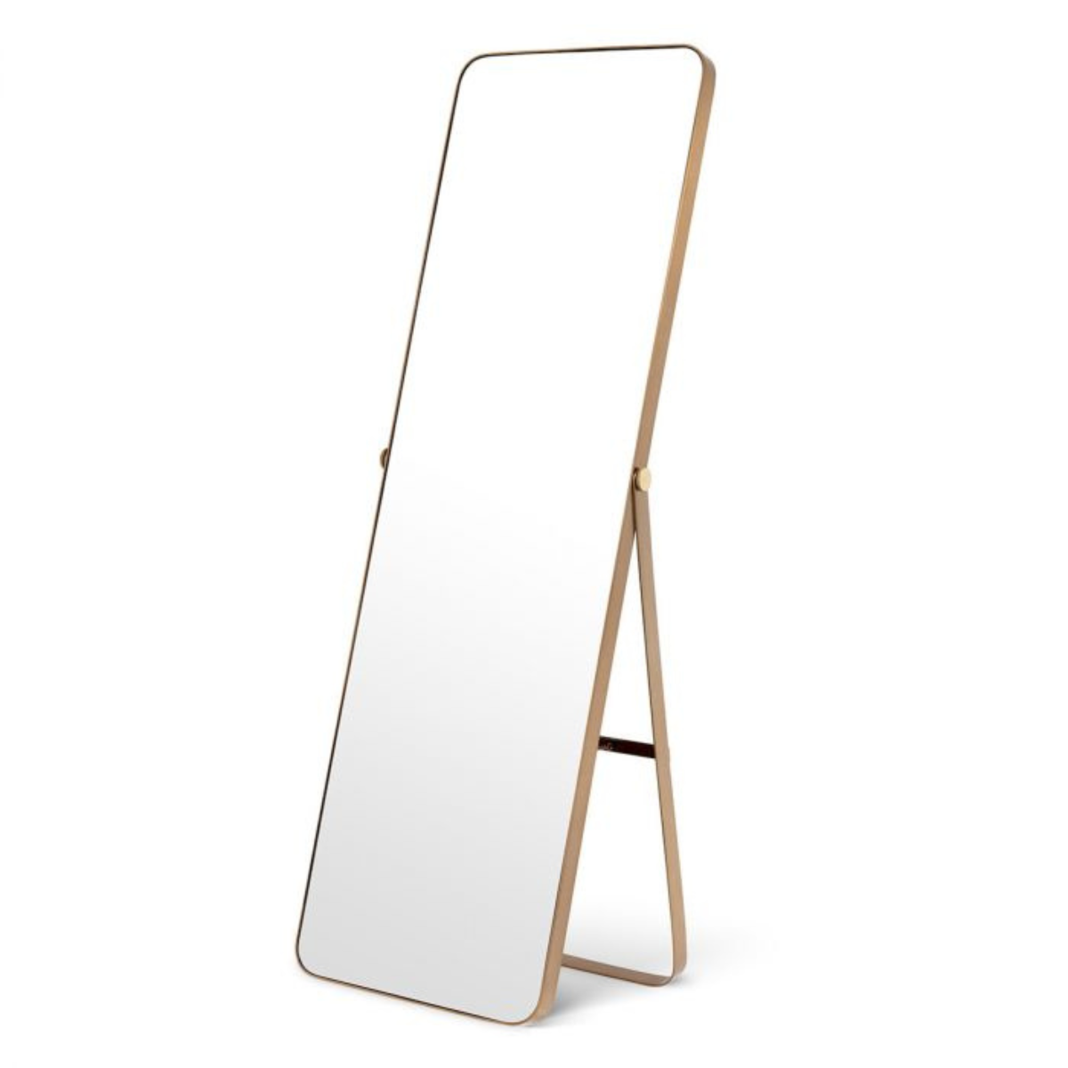 Miroir sur pied en laiton brossé avec portemanteau | Eichholtz Novo | REMO-HOME, mobilier et décoration d'intérieur