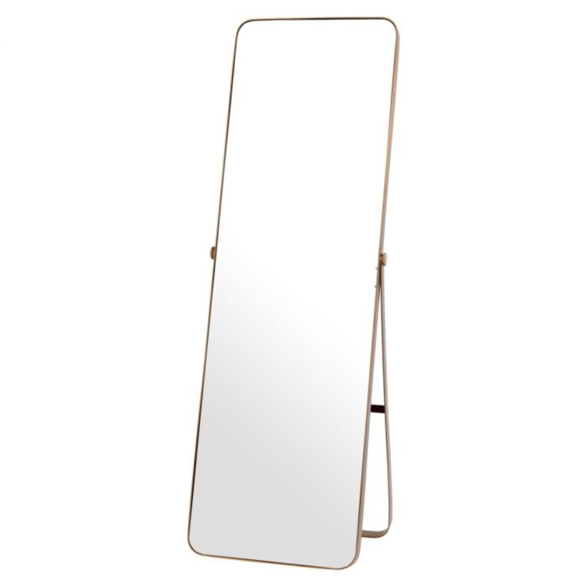 Miroir sur pied en laiton brossé avec portemanteau | Eichholtz Novo | REMO-HOME, mobilier et décoration d'intérieur