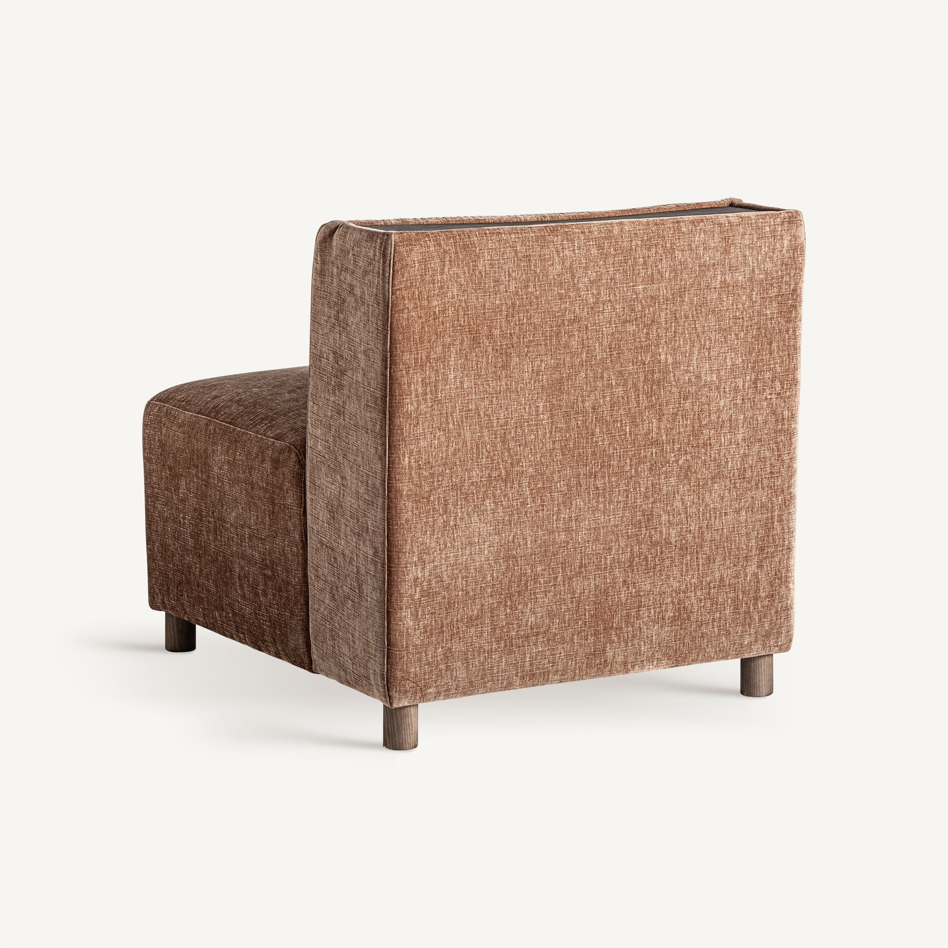 Module canapé central polyester marron | VICAL Trevic | REMO-HOME, mobilier design et décoration d'intérieur