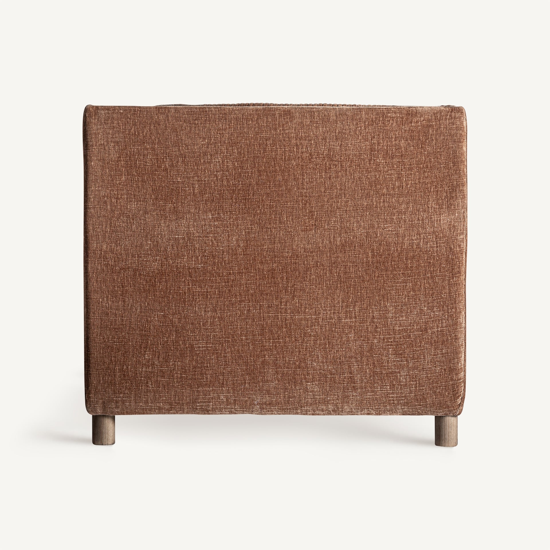 Module canapé d'angle compact polyester marron | VICAL Trevic | REMO-HOME, mobilier design et décoration d'intérieur