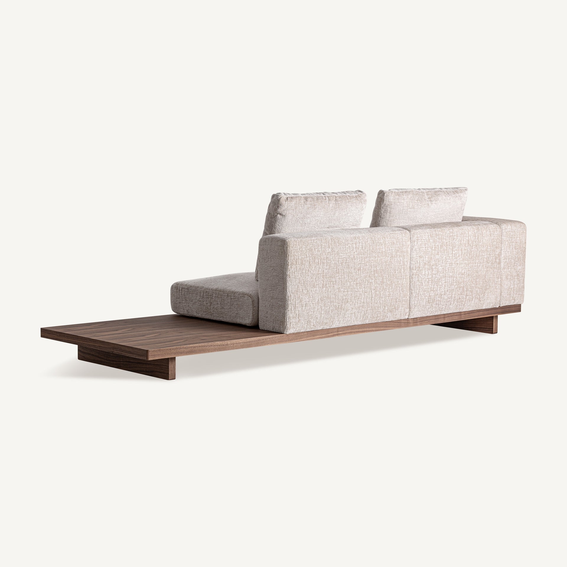 Module canapé d’angle moderne polyester taupe | VICAL Metti | REMO-HOME, mobilier design et décoration d'intérieur