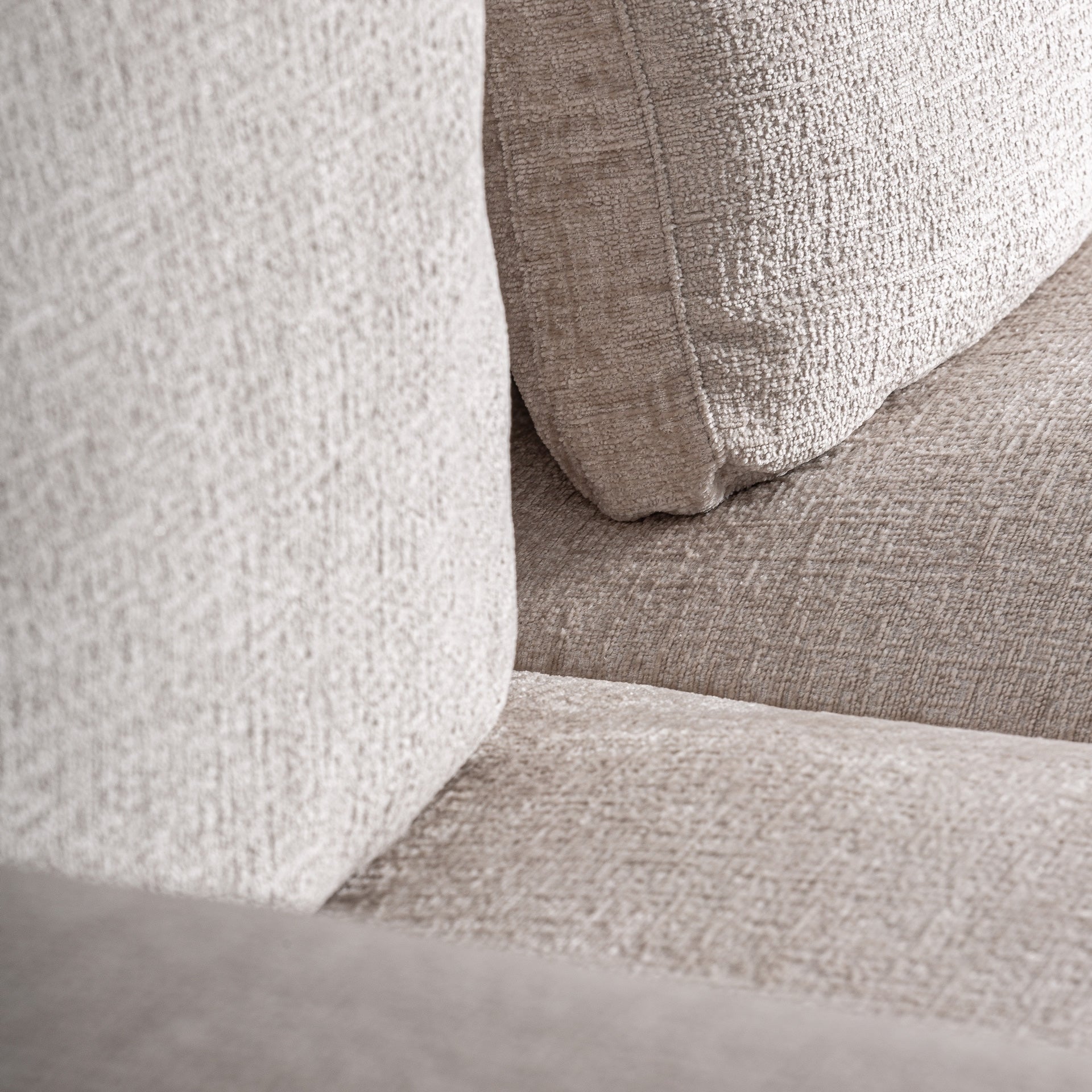 Module canapé d’angle moderne polyester taupe | VICAL Metti | REMO-HOME, mobilier design et décoration d'intérieur