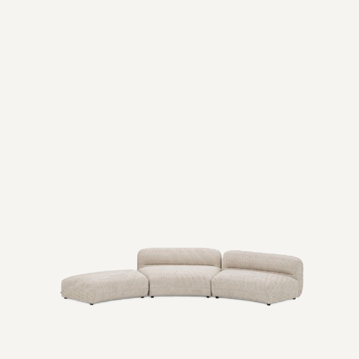 Module central modulable en tissu beige | Eichholtz Grand Avenue | REMO-HOME, mobilier et décoration d'intérieur