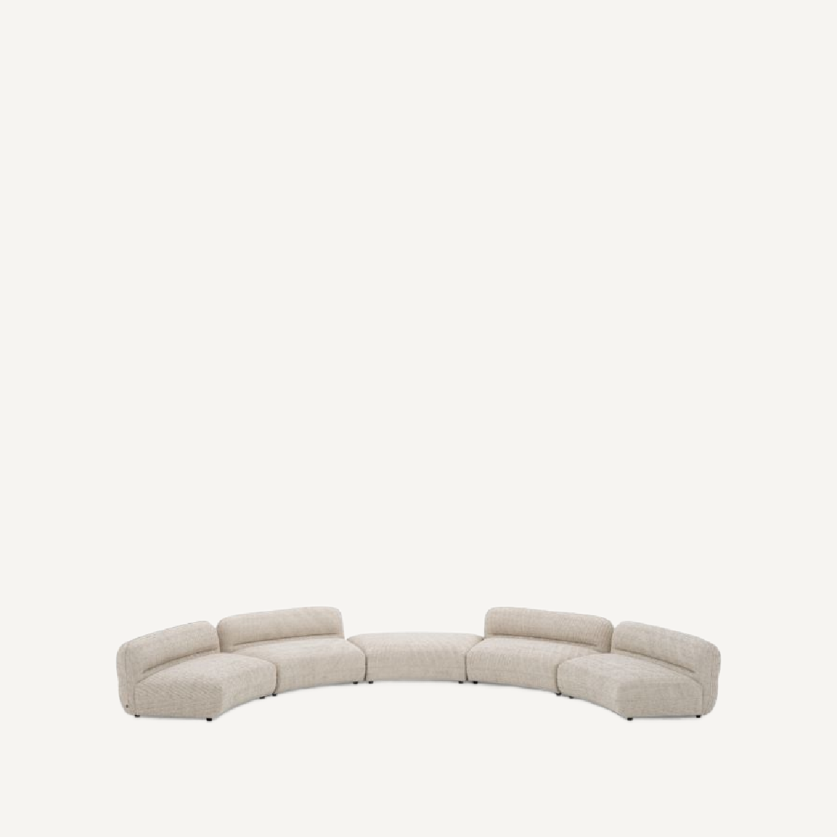 Module central modulable en tissu beige | Eichholtz Grand Avenue | REMO-HOME, mobilier et décoration d'intérieur
