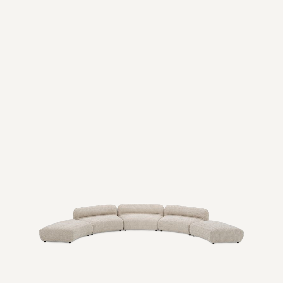 Module central modulable en tissu beige | Eichholtz Grand Avenue | REMO-HOME, mobilier et décoration d'intérieur