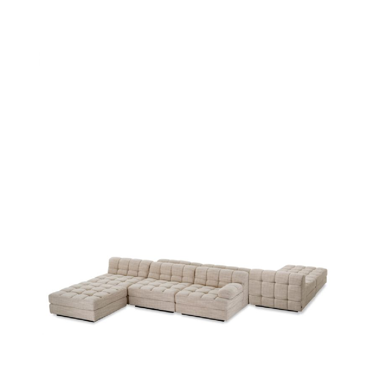 Module central modulable en tissu sable | Eichholtz Dean | REMO-HOME, mobilier et décoration d'intérieur